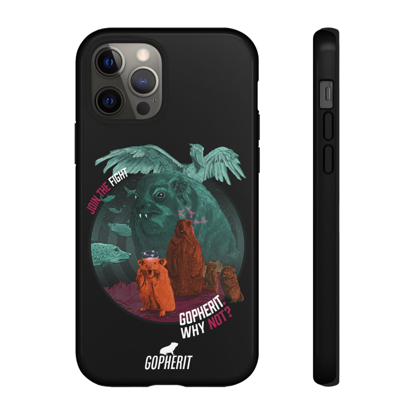 Gopherit. Why Not? - Phone Case