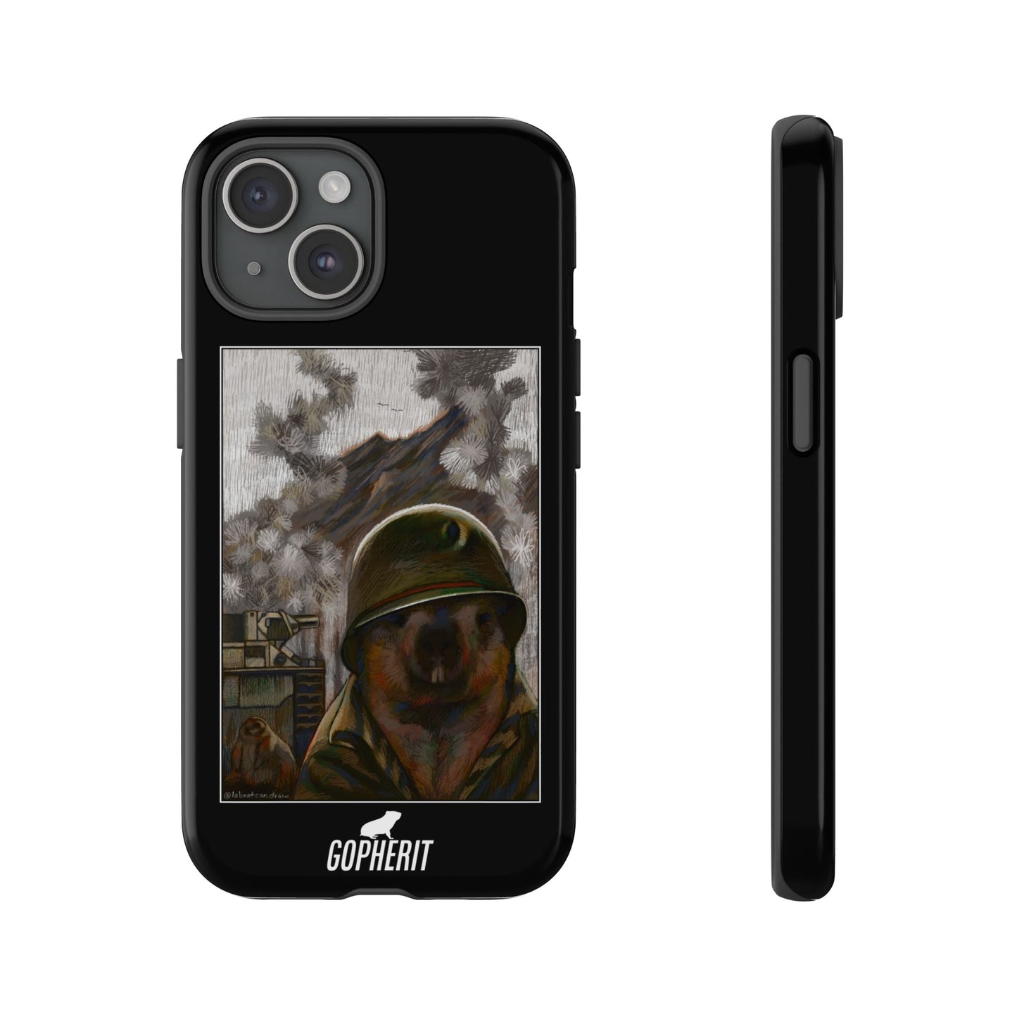 Thousand Marmot Stare - Phone Case