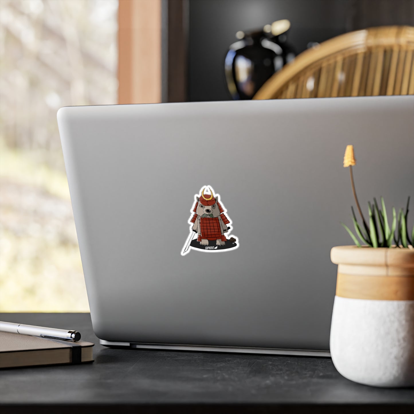 Wombat Samurai - Sticker