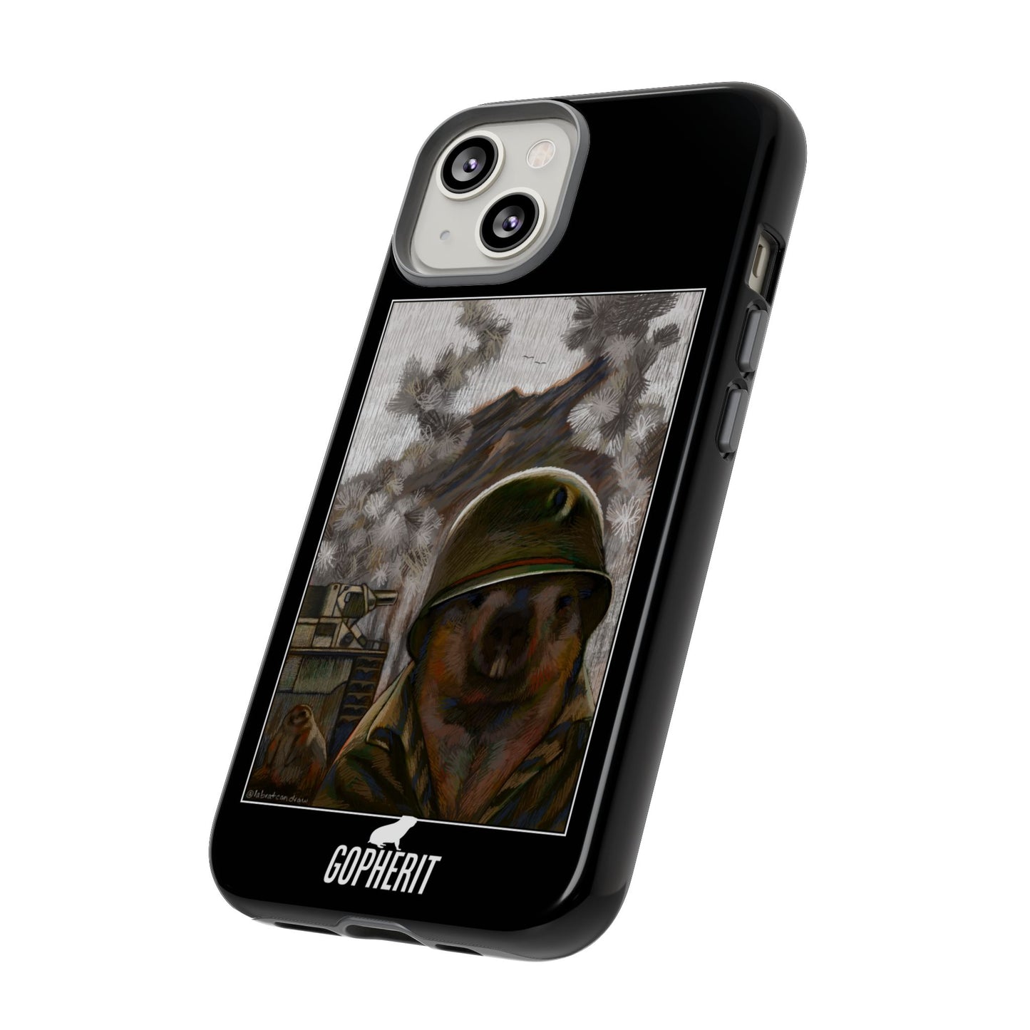 Thousand Marmot Stare - Phone Case