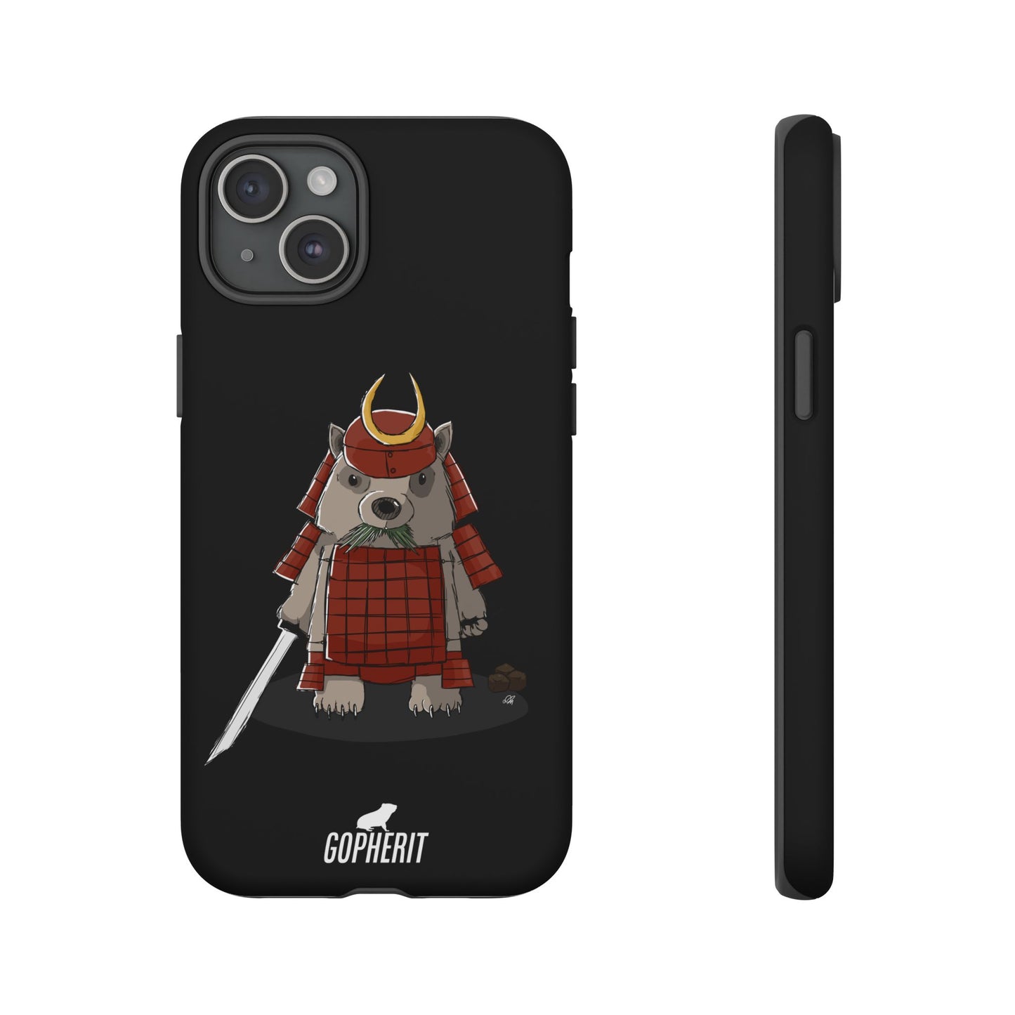 Wombat Samurai - Phone Case