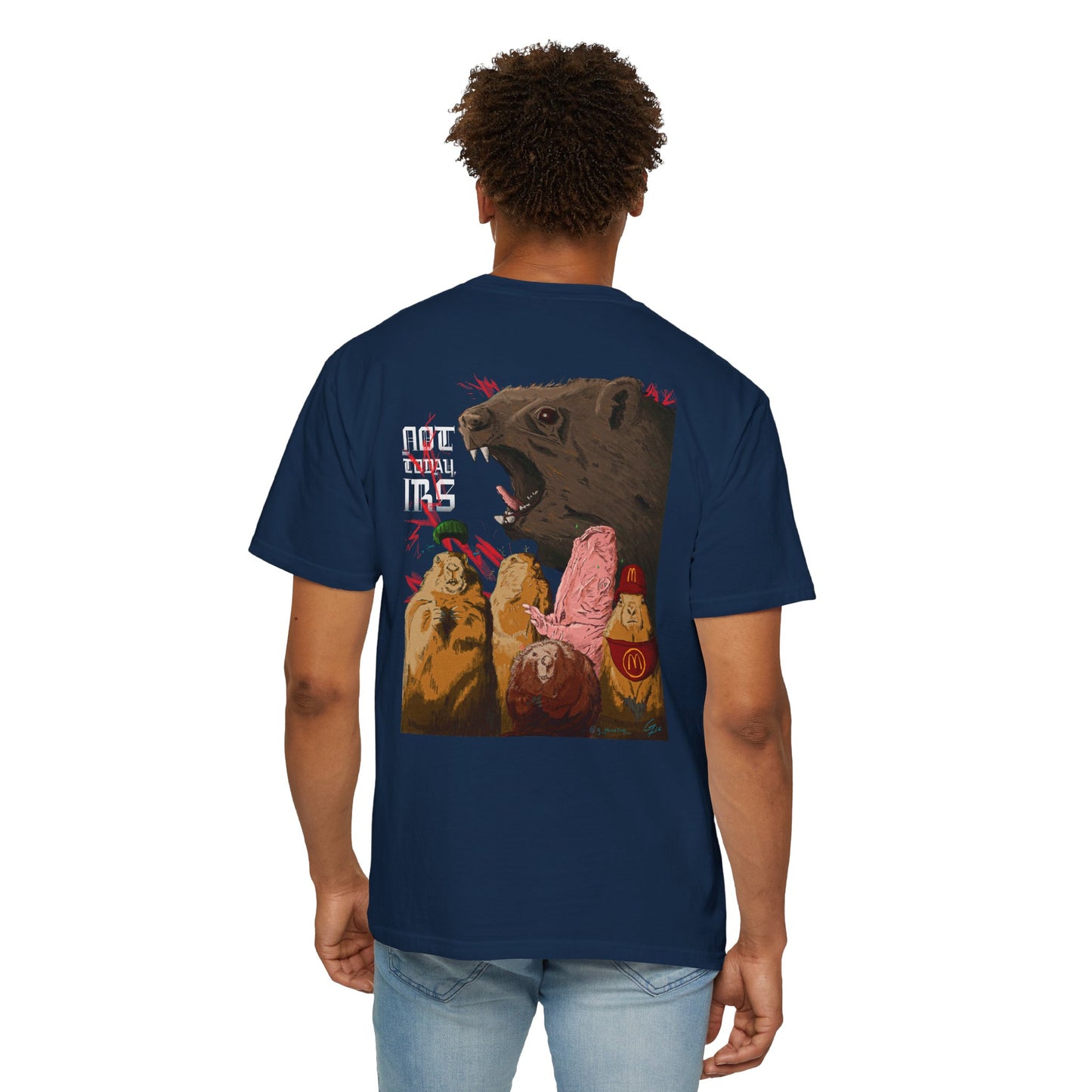 Not Today IRS - T-Shirt (Back)