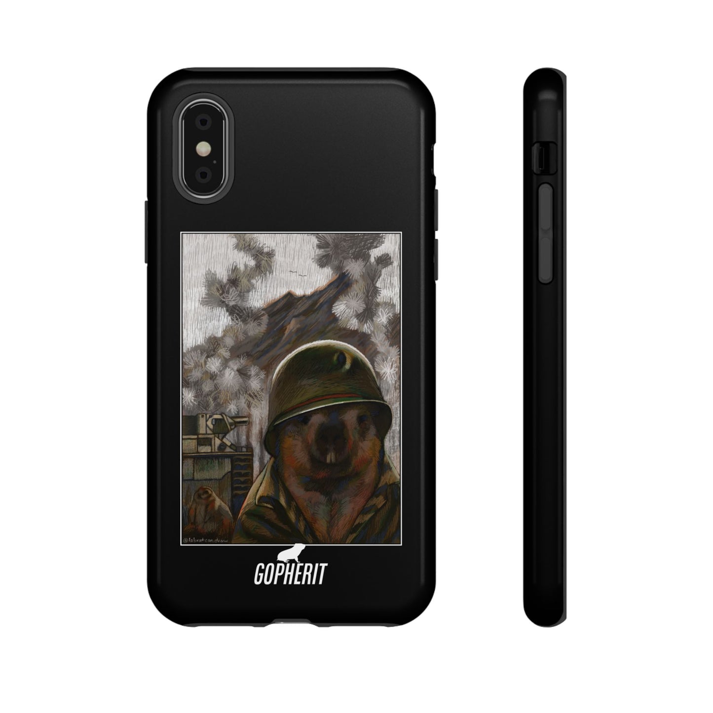 Thousand Marmot Stare - Phone Case