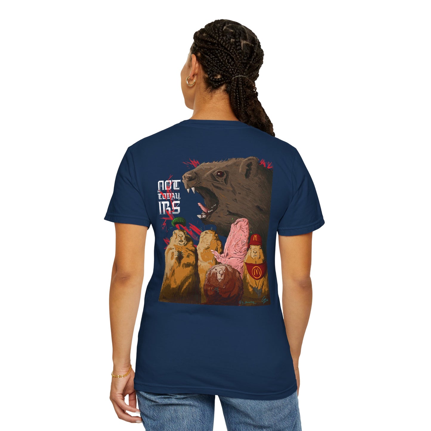 Not Today IRS - T-Shirt (Back)