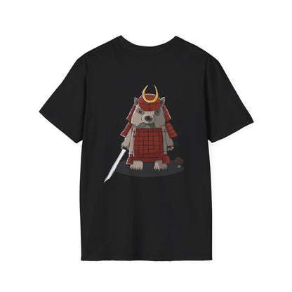 Wombat Samurai - T-Shirt (Back)