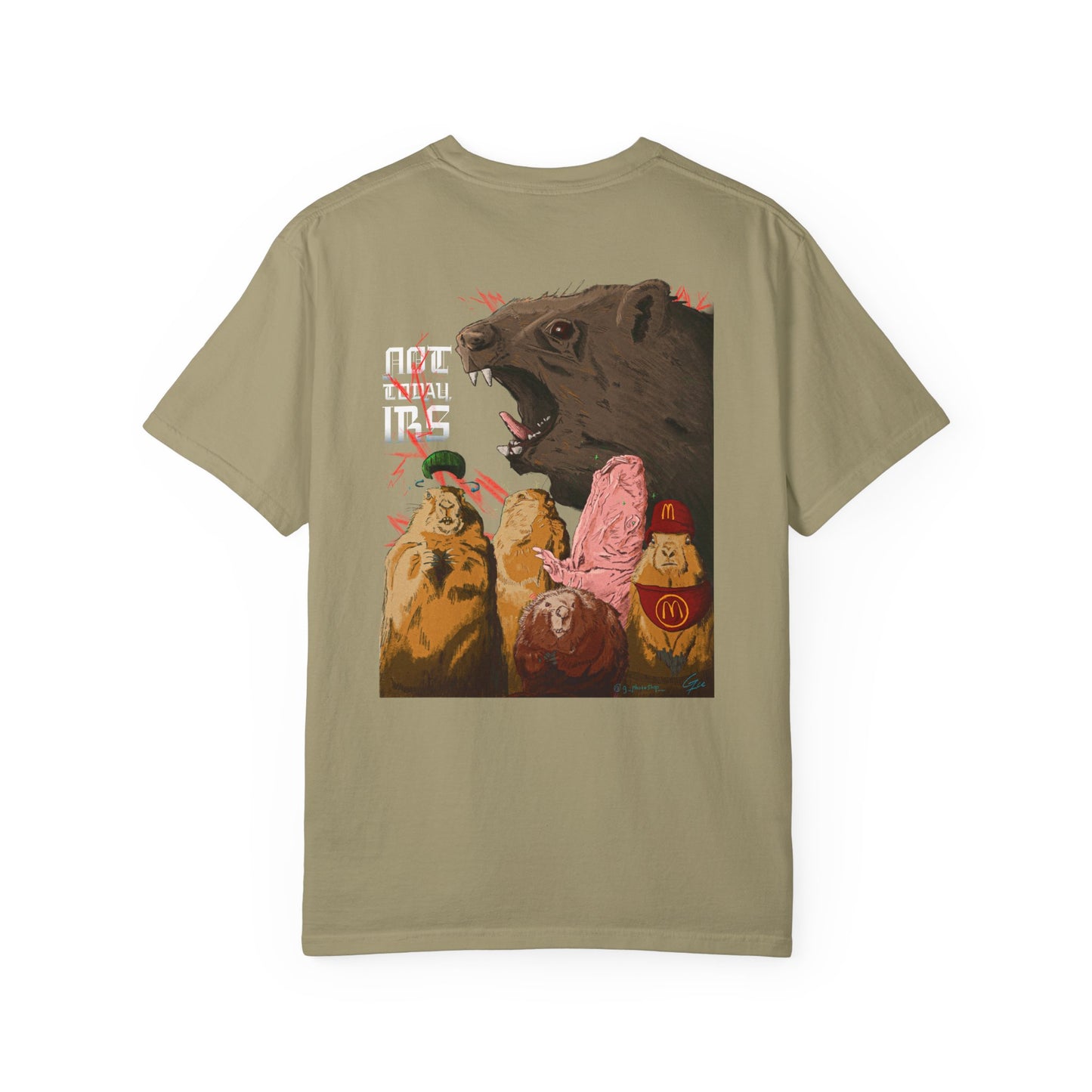 Not Today IRS - T-Shirt (Back)