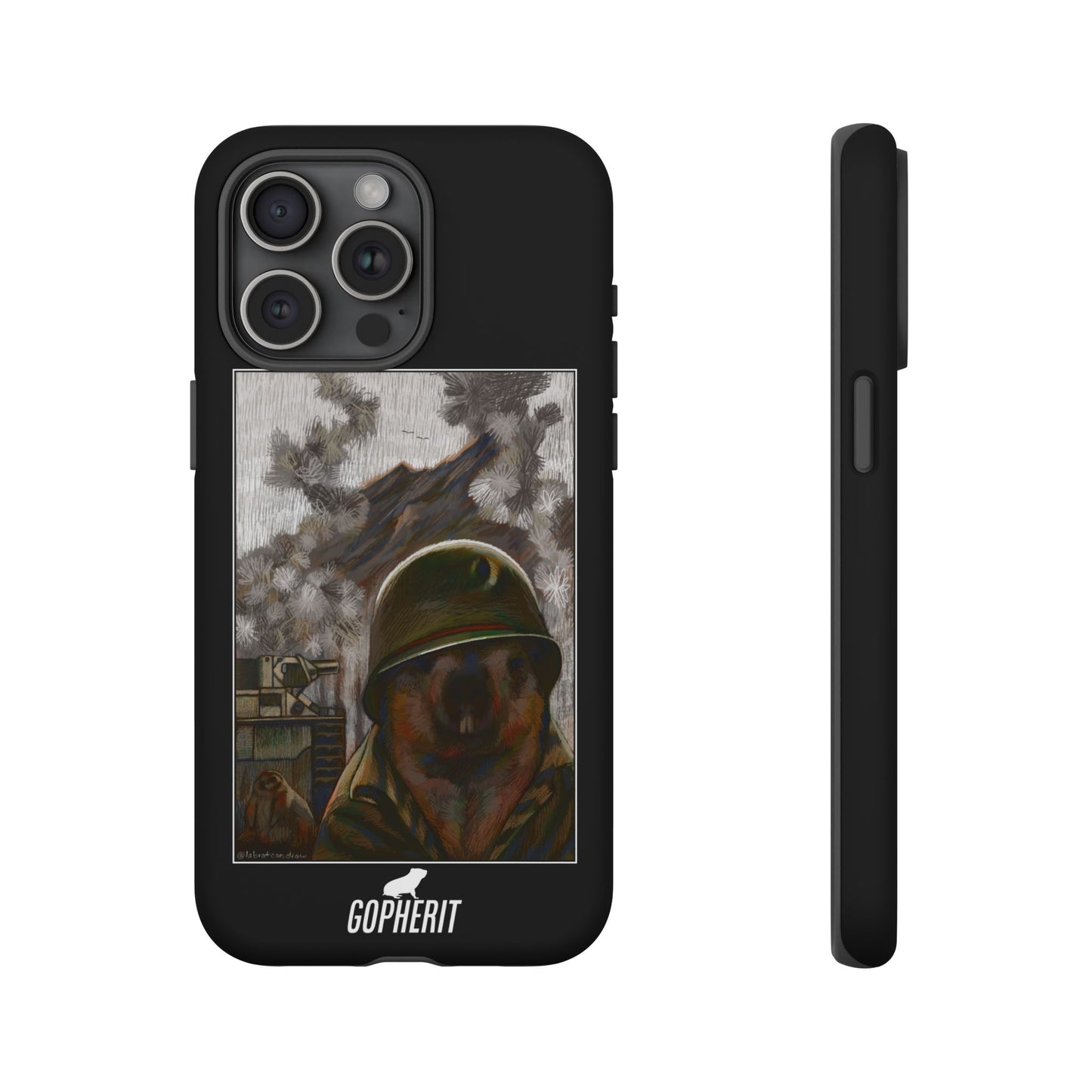 Thousand Marmot Stare - Phone Case