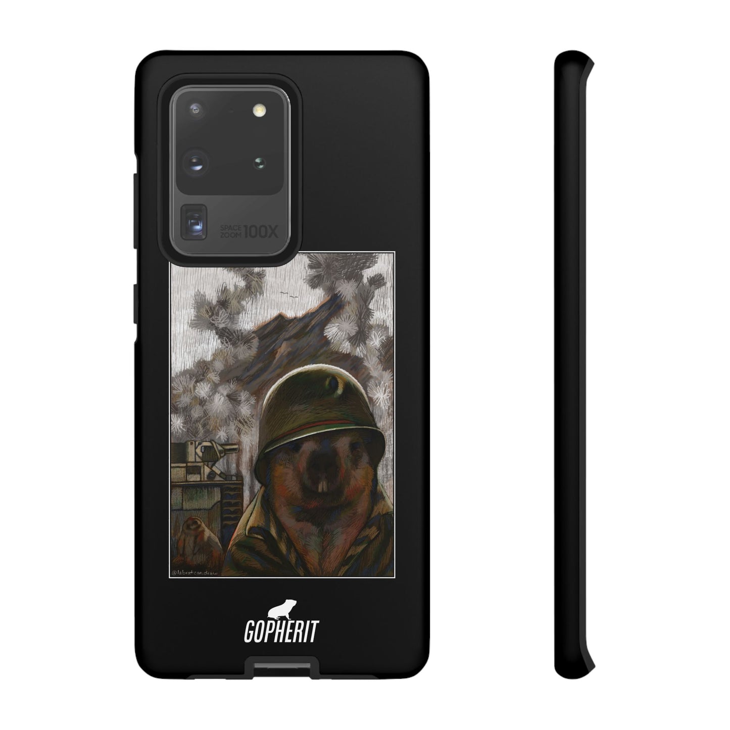 Thousand Marmot Stare - Phone Case