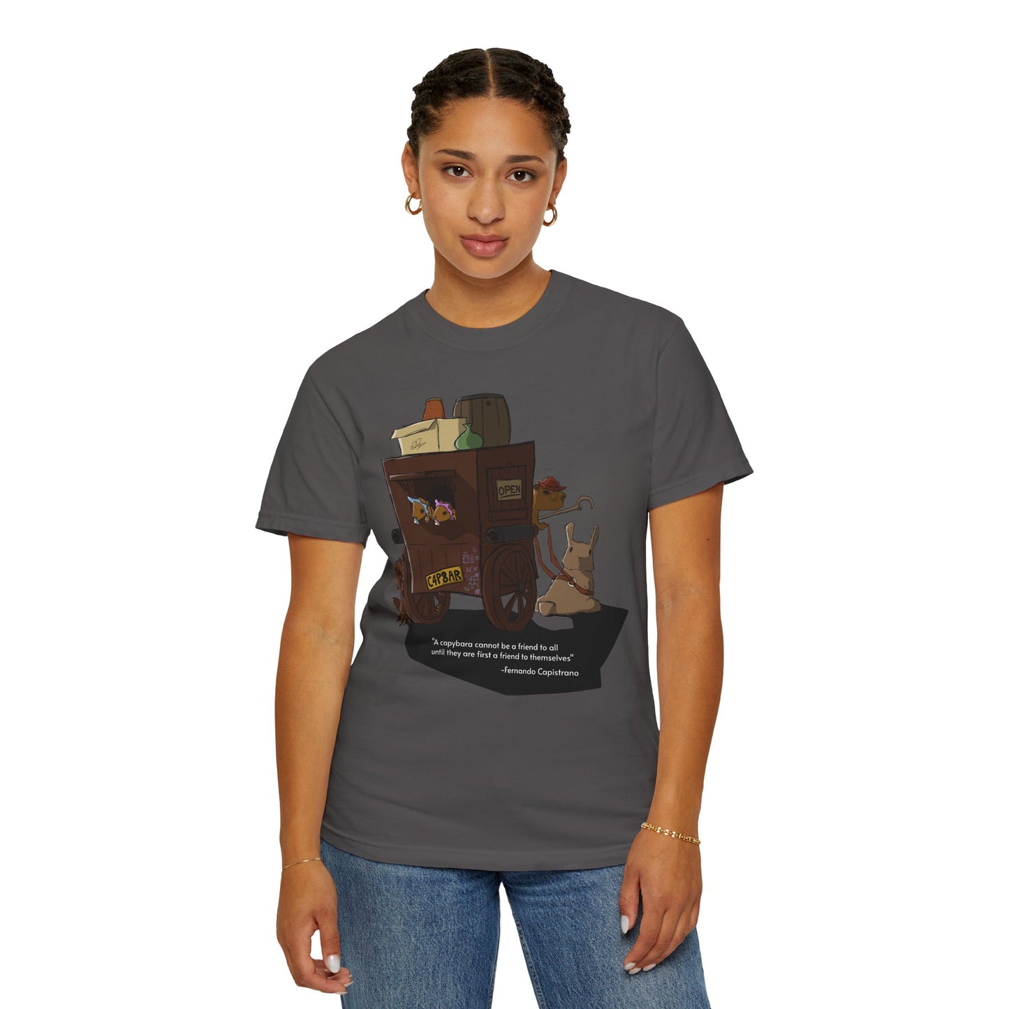 Capybara Caravan - T-Shirt (Front)