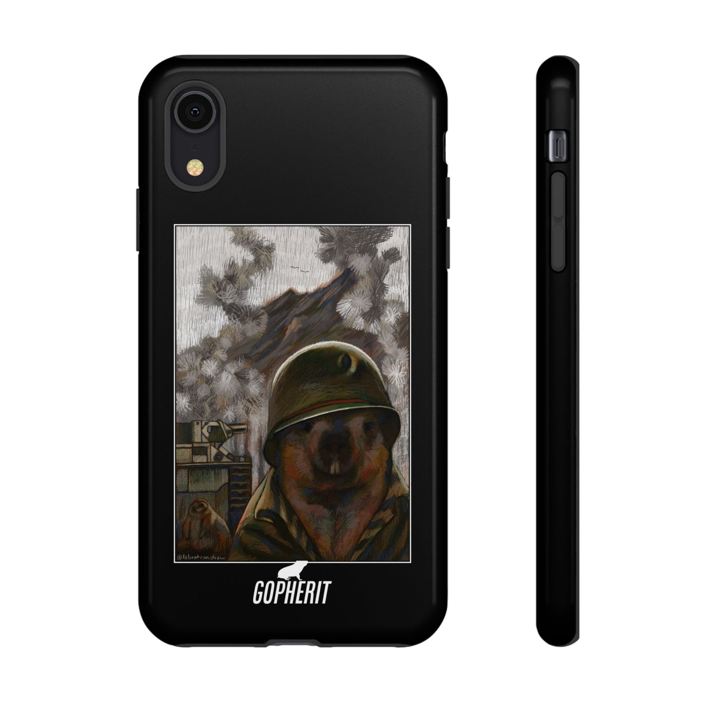 Thousand Marmot Stare - Phone Case