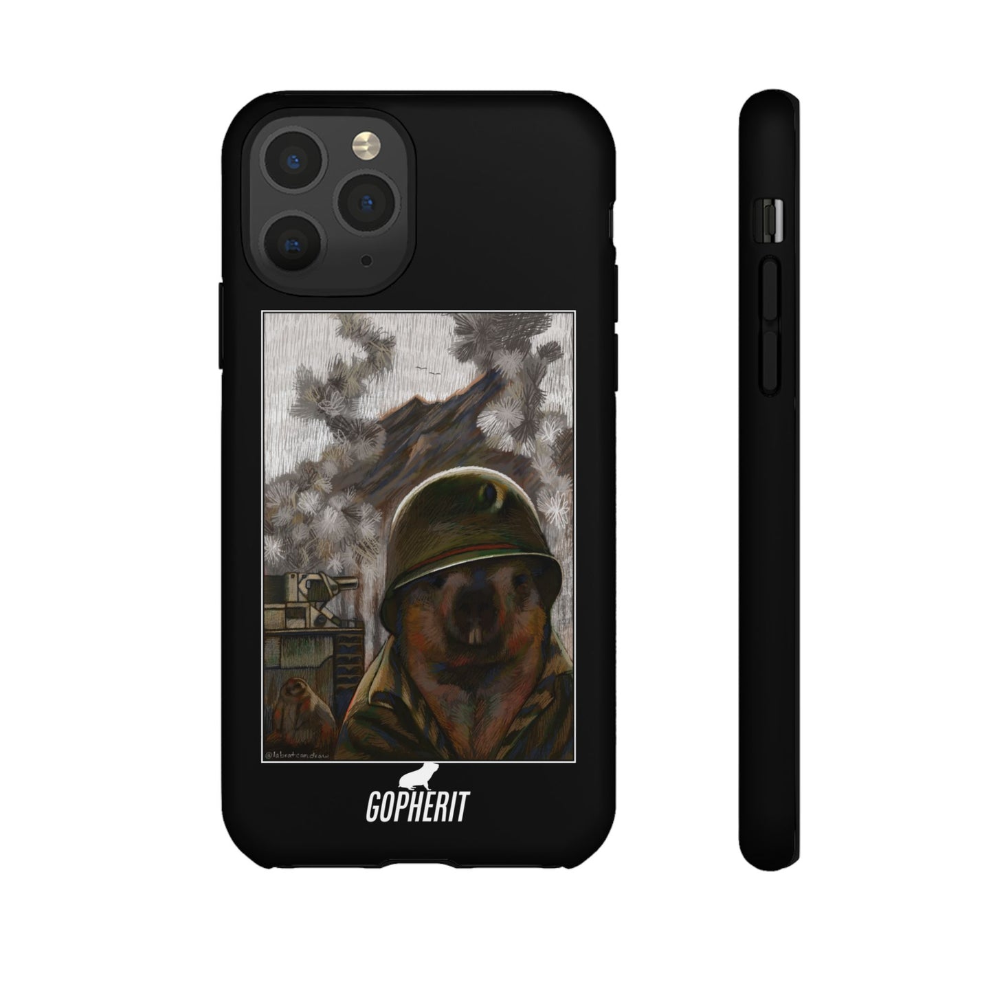 Thousand Marmot Stare - Phone Case