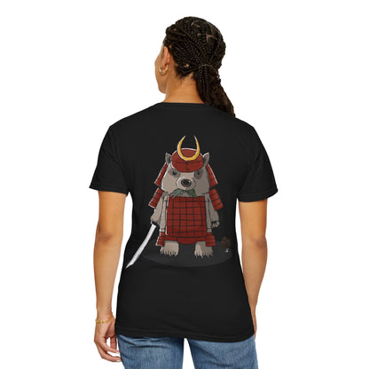 Wombat Samurai - T-Shirt (Back)