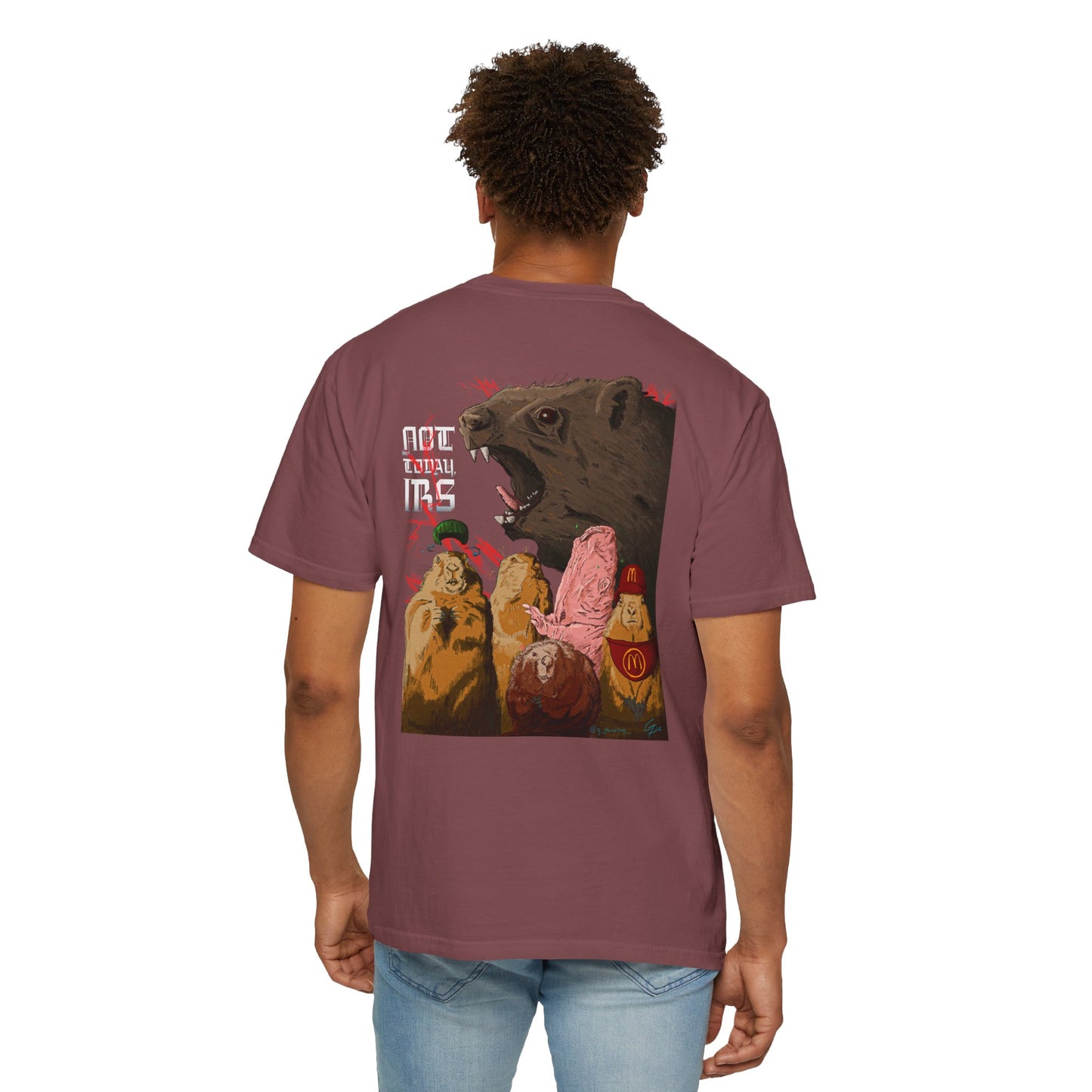 Not Today IRS - T-Shirt (Back)