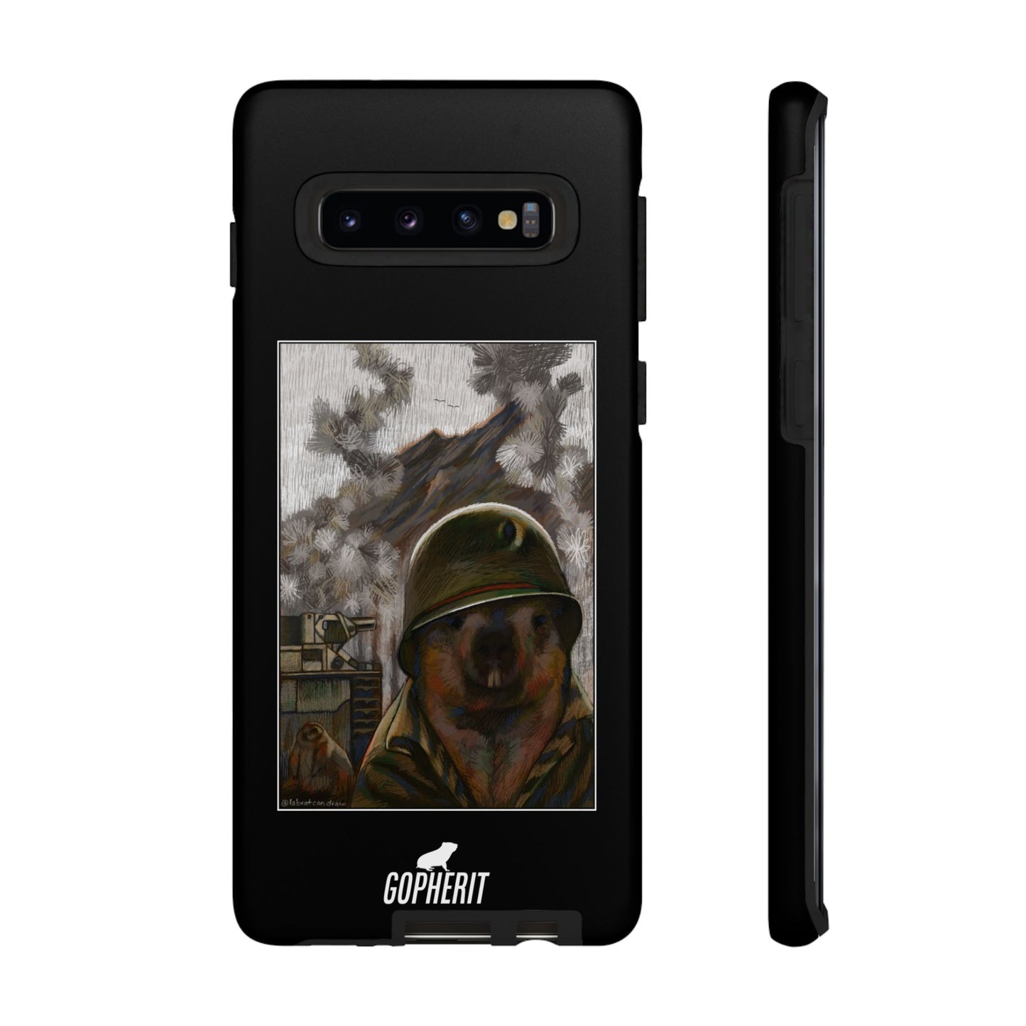 Thousand Marmot Stare - Phone Case