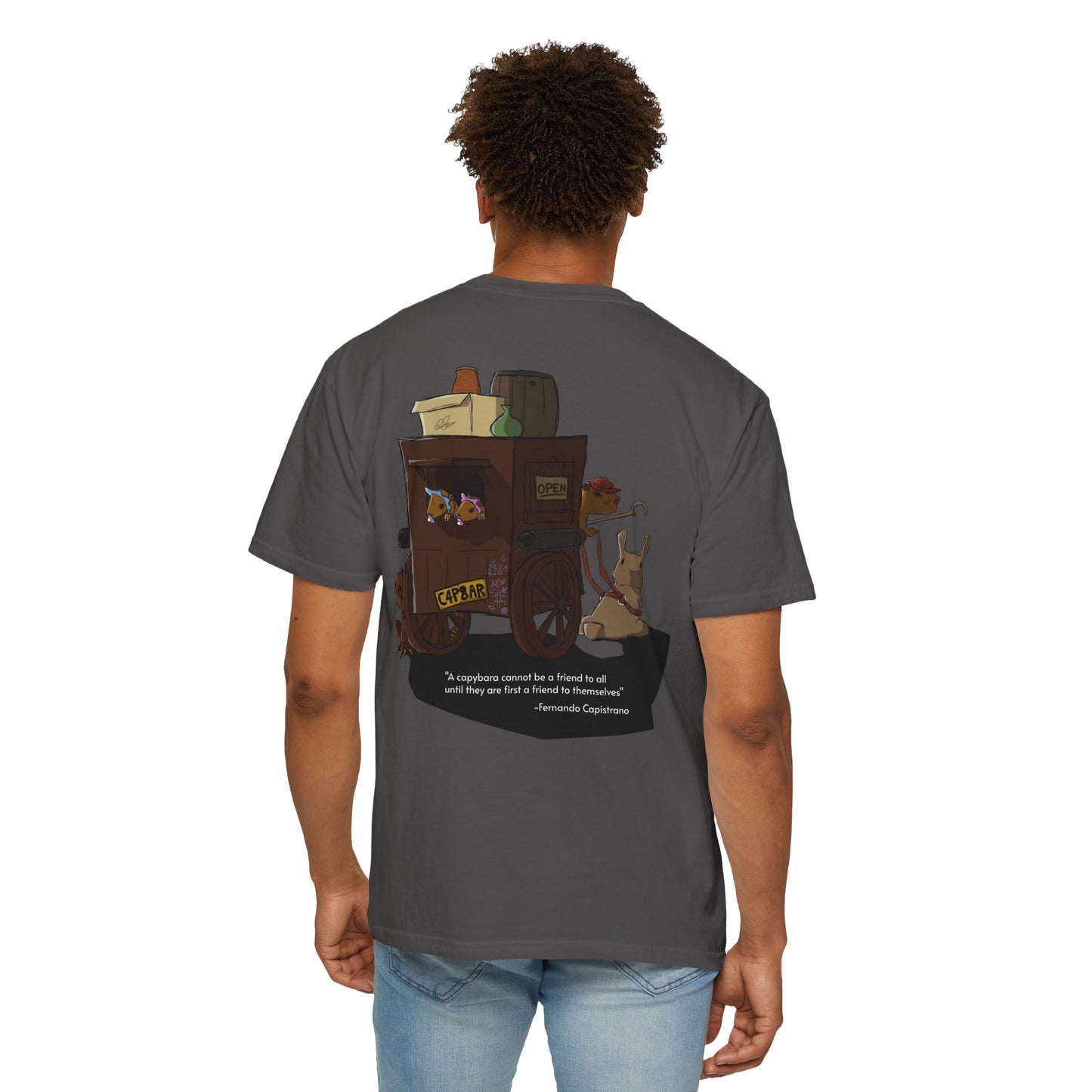 Capybara Caravan - T-Shirt (Back)