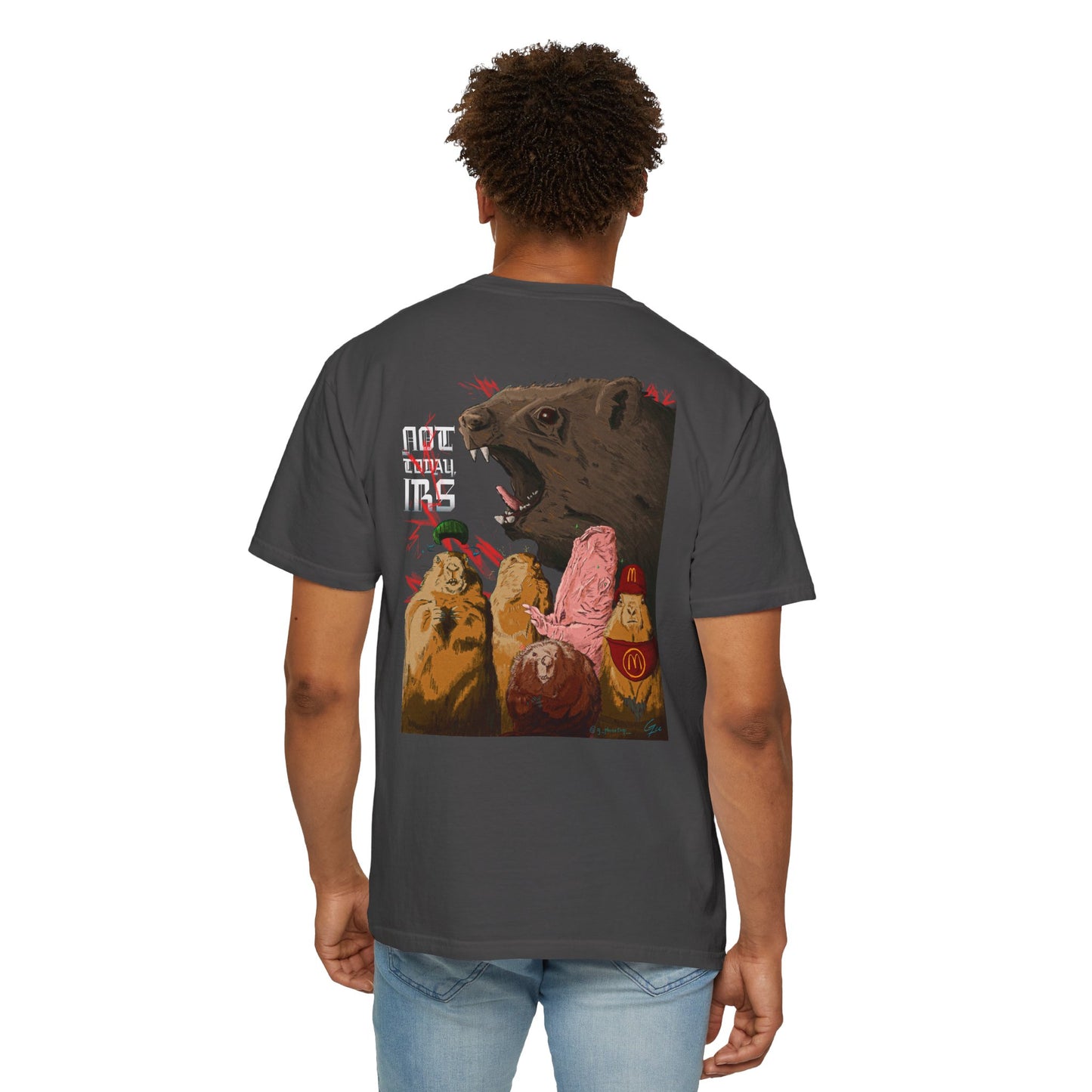 Not Today IRS - T-Shirt (Back)