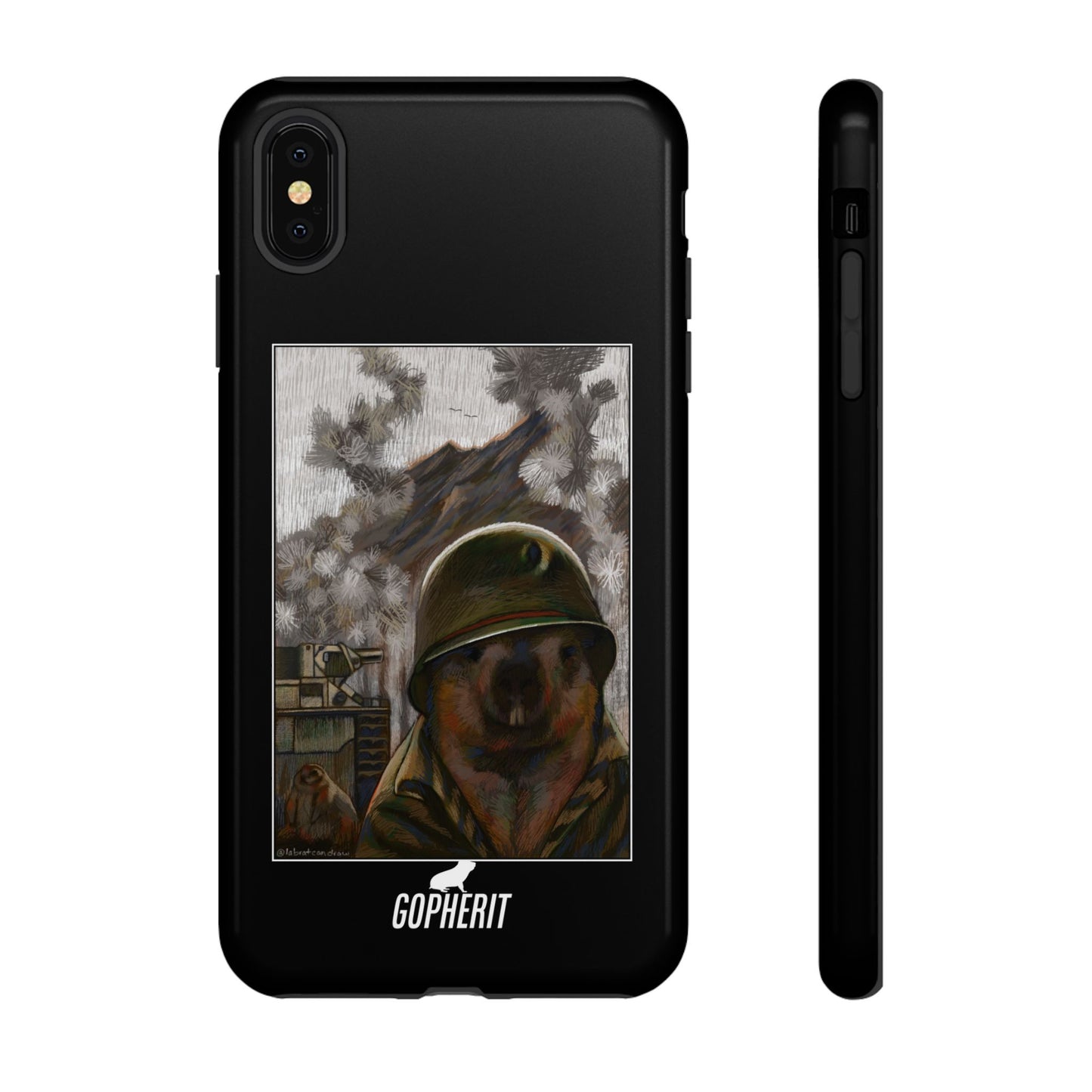 Thousand Marmot Stare - Phone Case