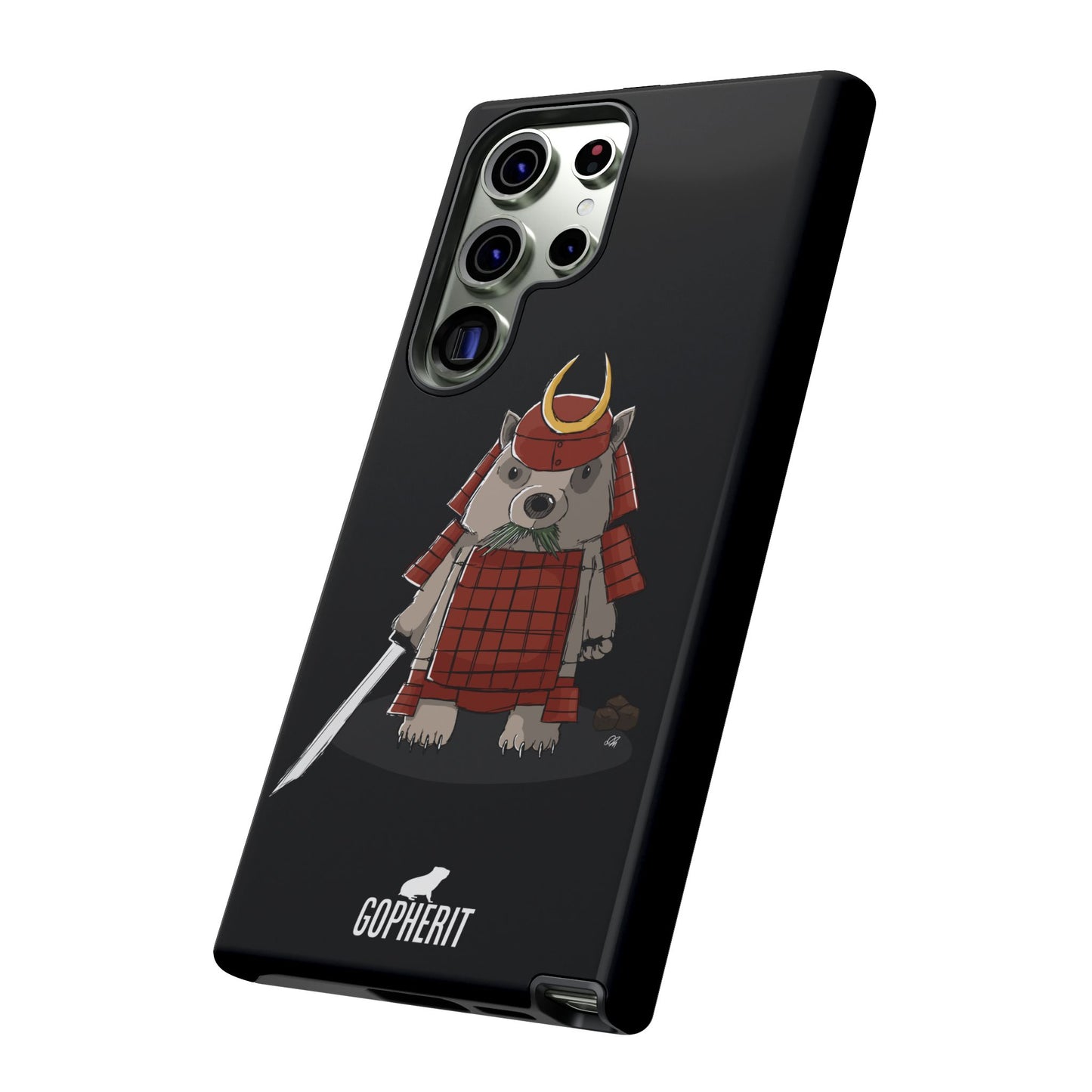 Wombat Samurai - Phone Case