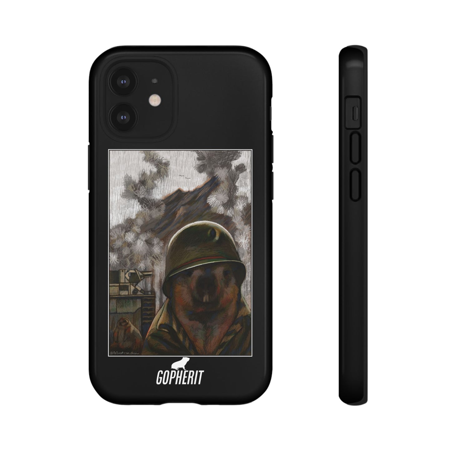 Thousand Marmot Stare - Phone Case