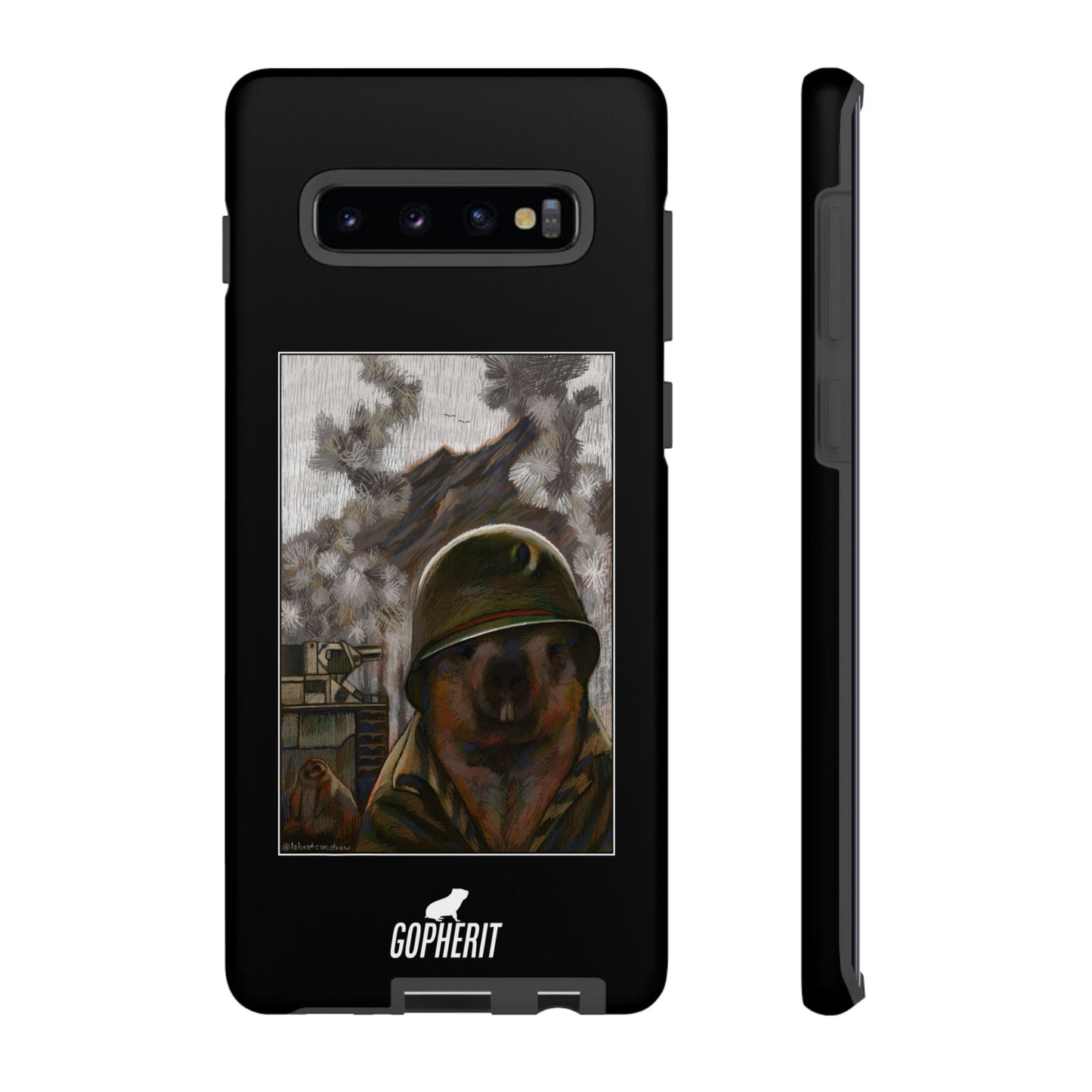 Thousand Marmot Stare - Phone Case