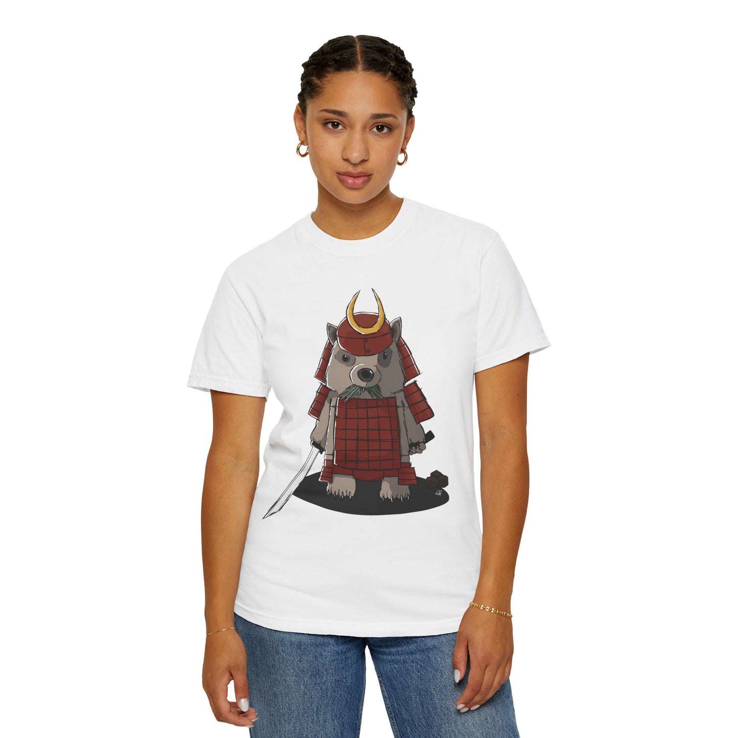 Wombat Samurai - T-Shirt (Front)