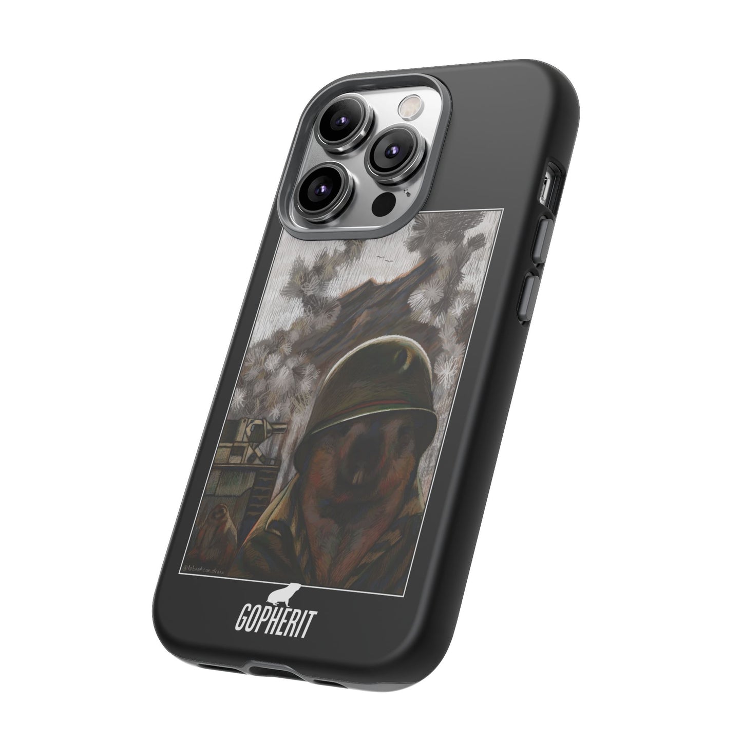 Thousand Marmot Stare - Phone Case