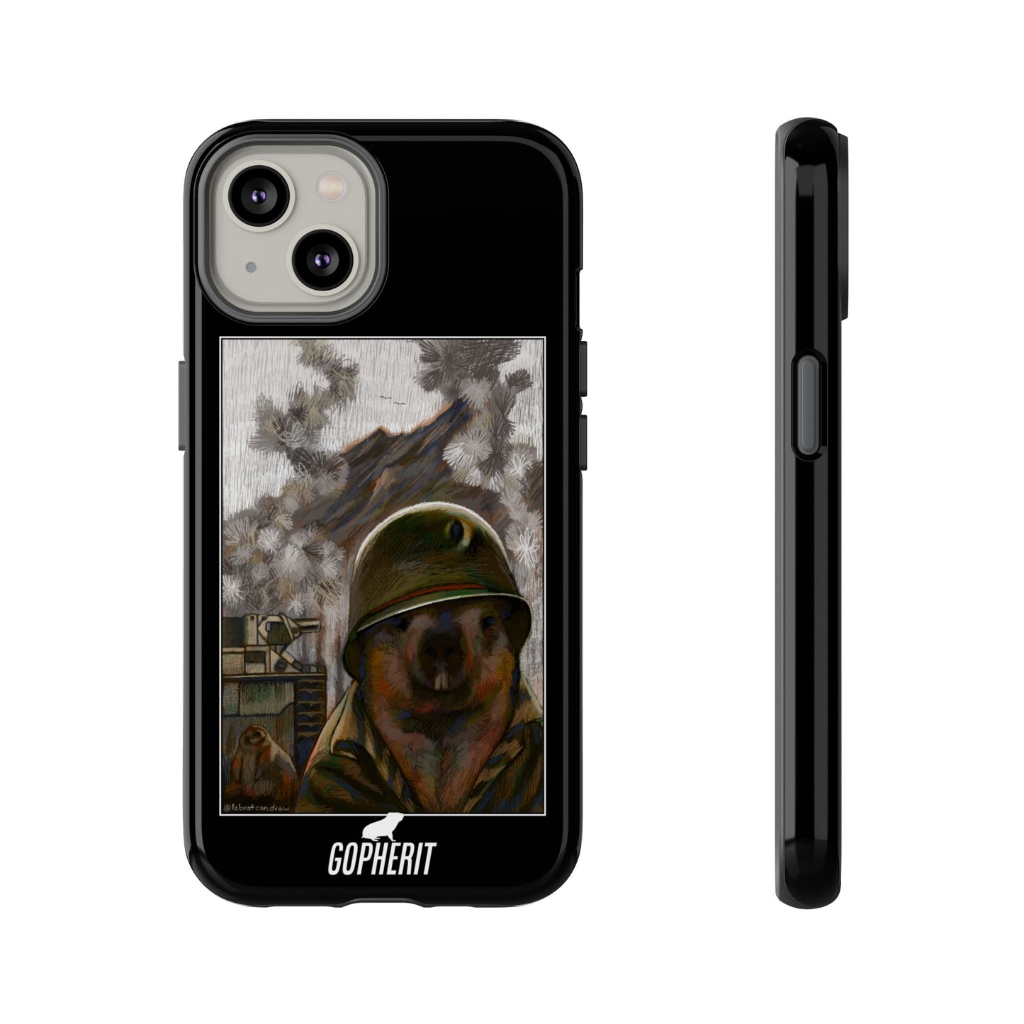 Thousand Marmot Stare - Phone Case