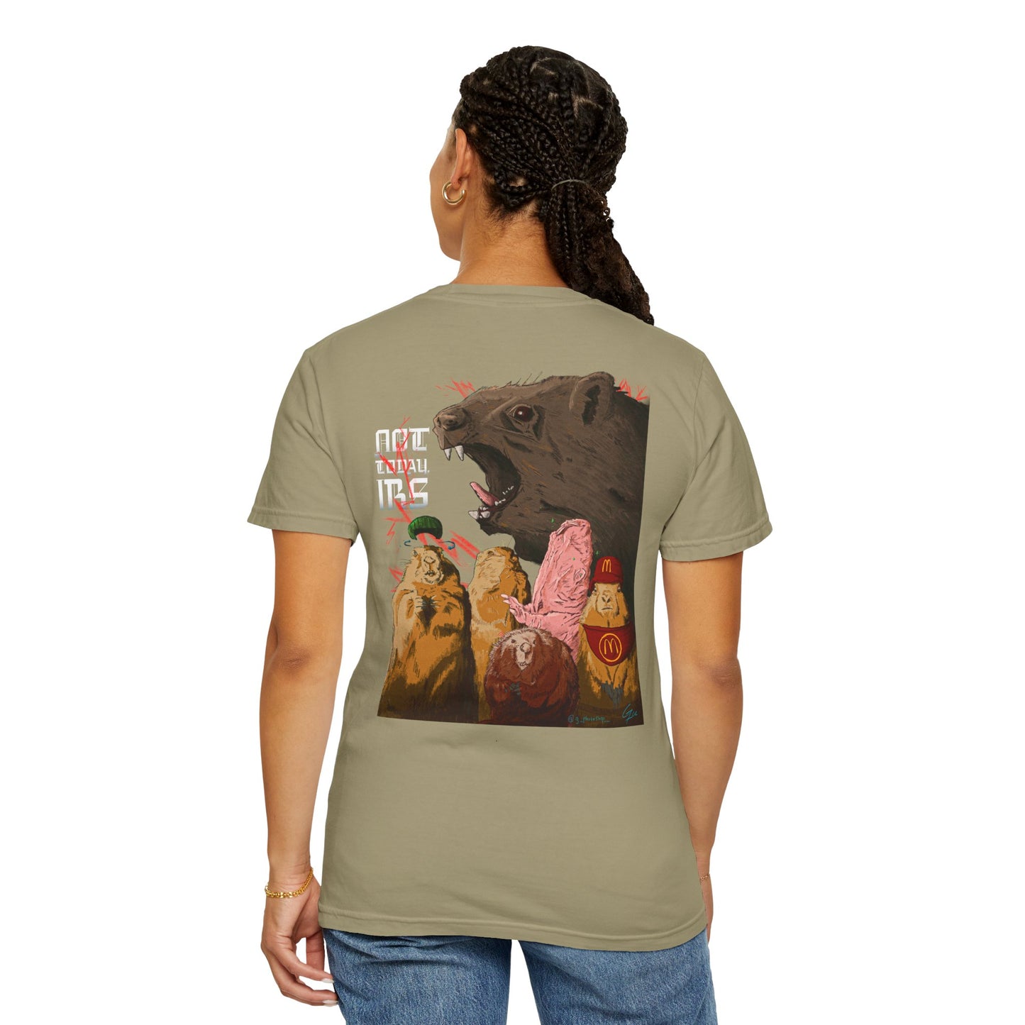 Not Today IRS - T-Shirt (Back)