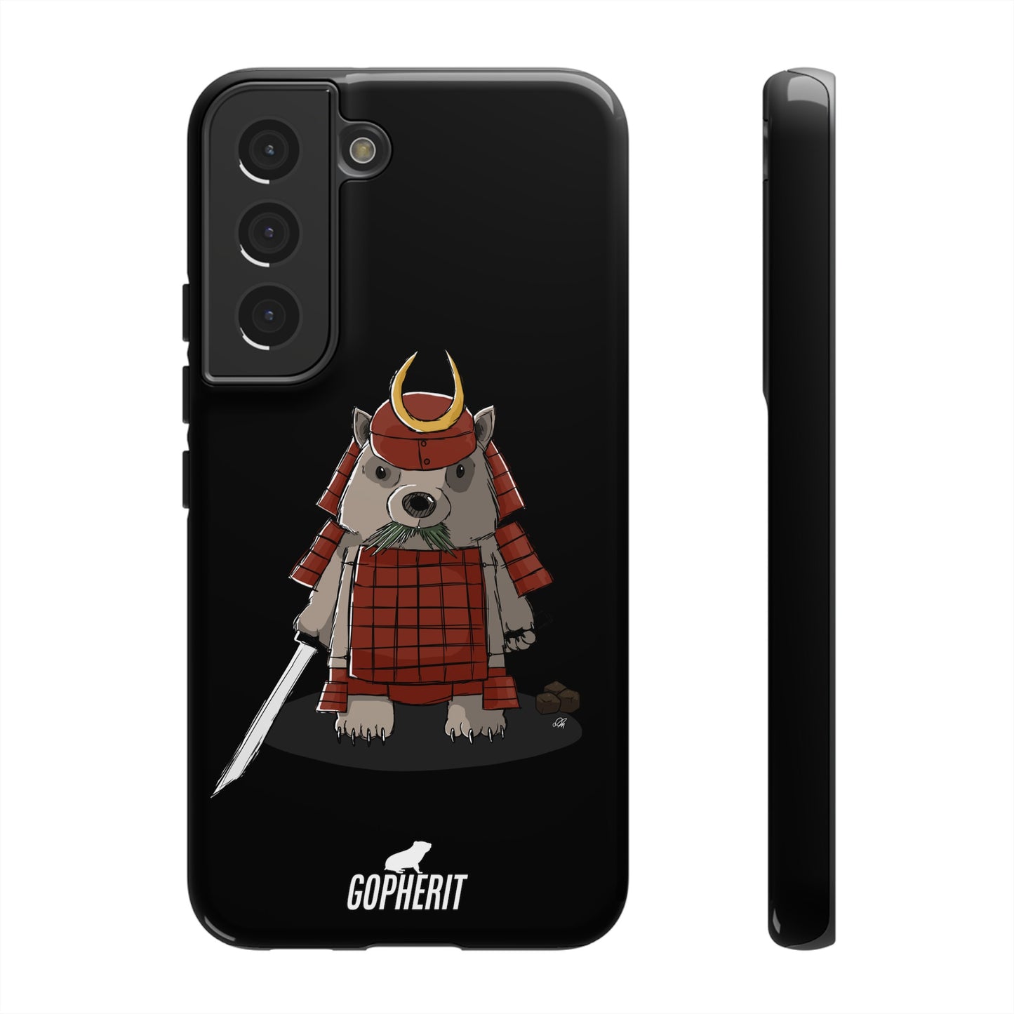 Wombat Samurai - Phone Case