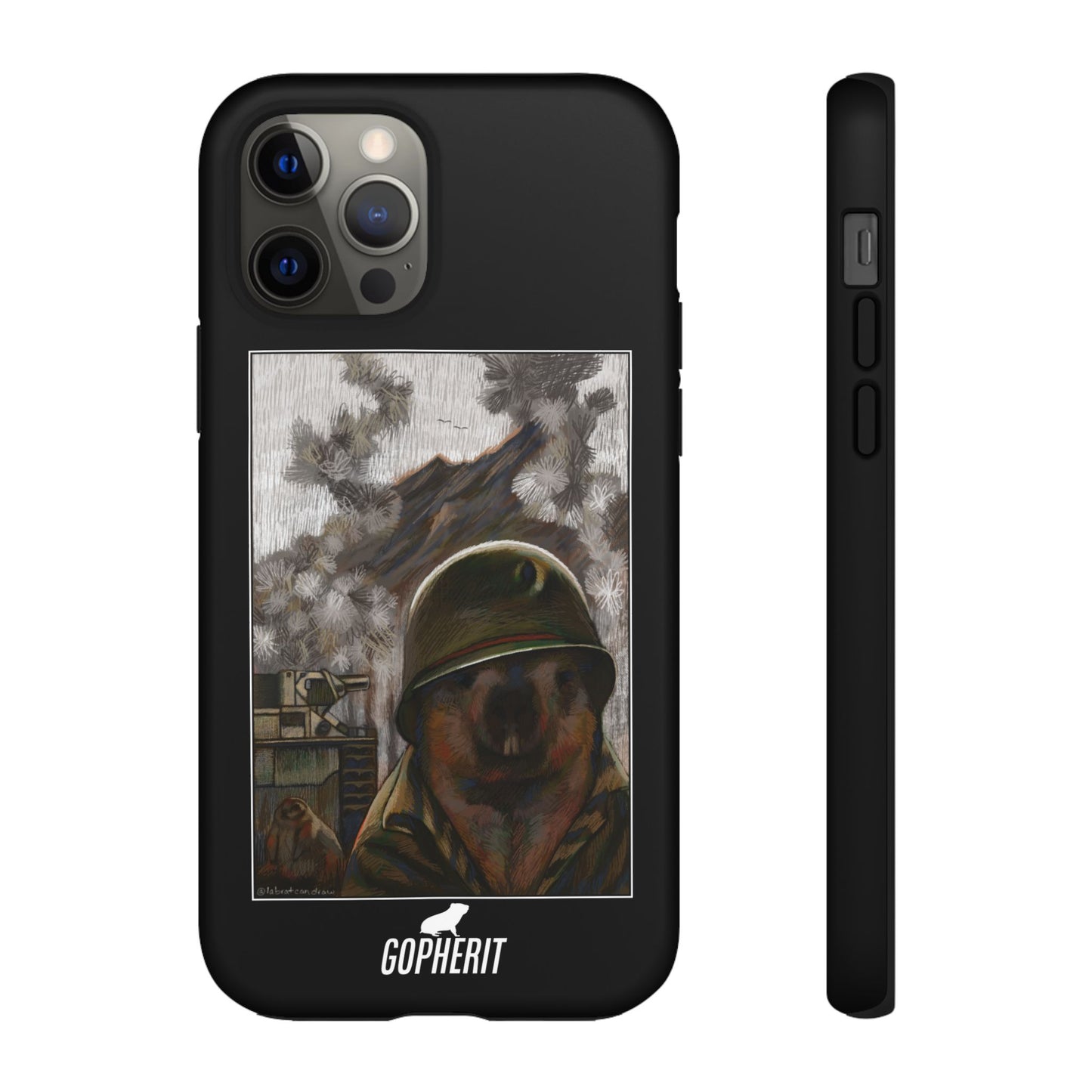 Thousand Marmot Stare - Phone Case