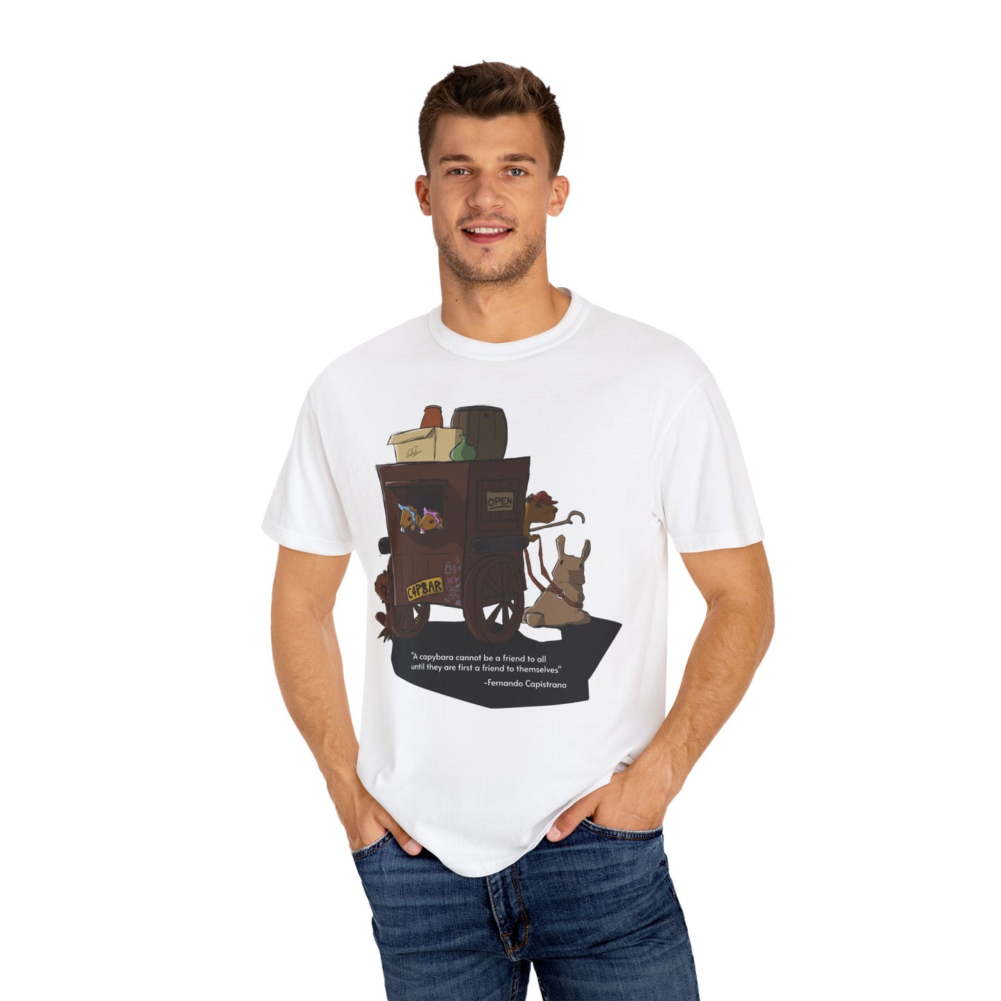 Capybara Caravan - T-Shirt (Front)