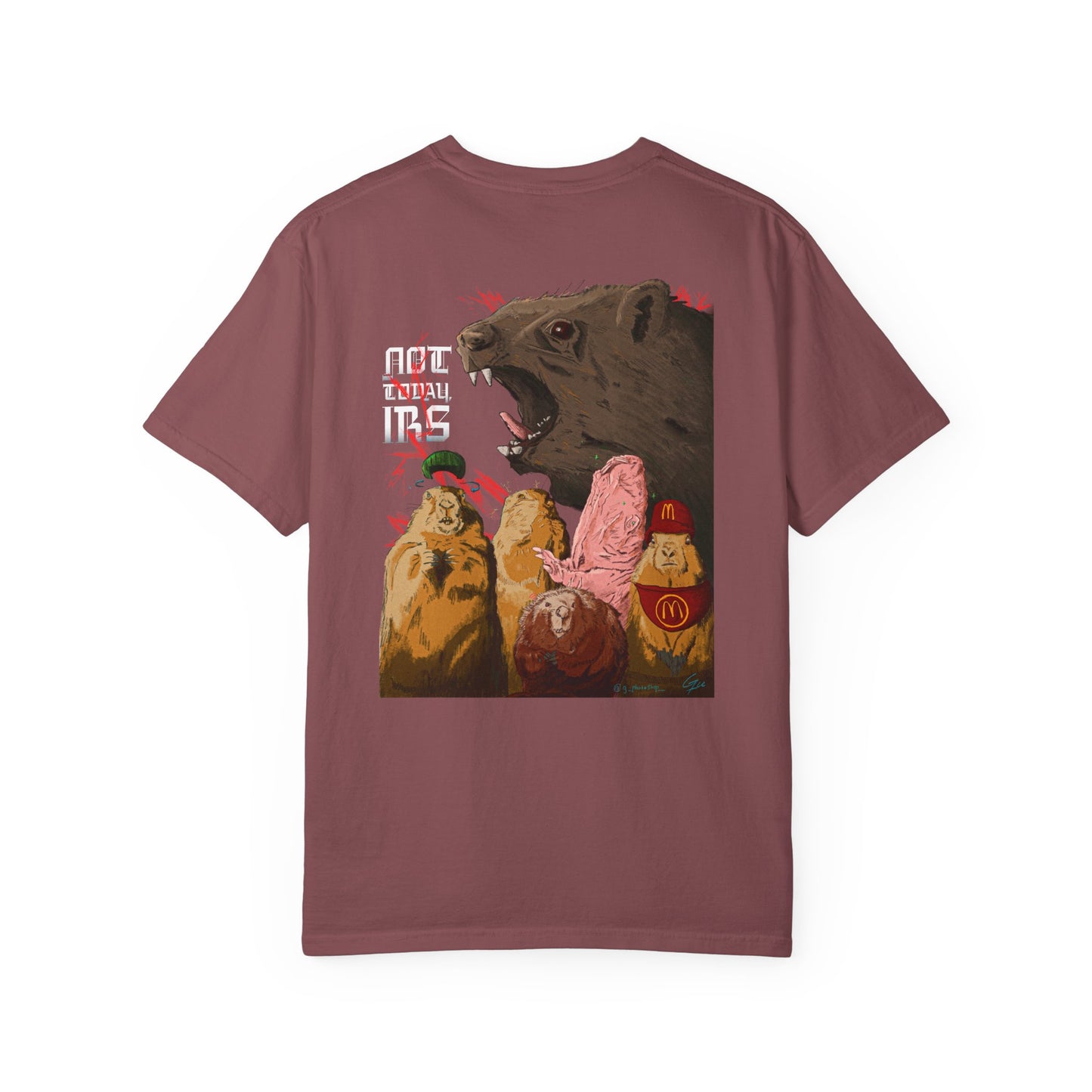 Not Today IRS - T-Shirt (Back)