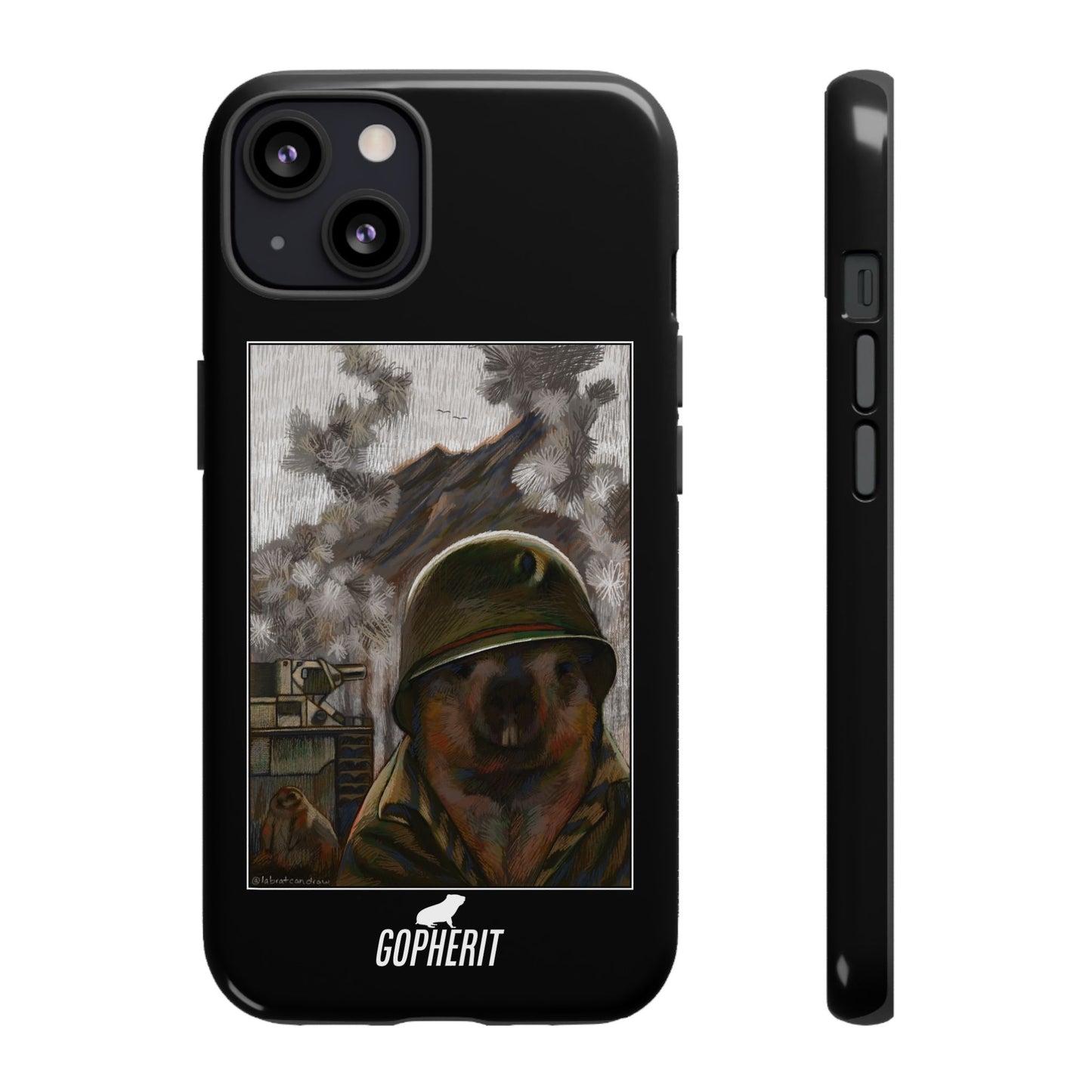 Thousand Marmot Stare - Phone Case