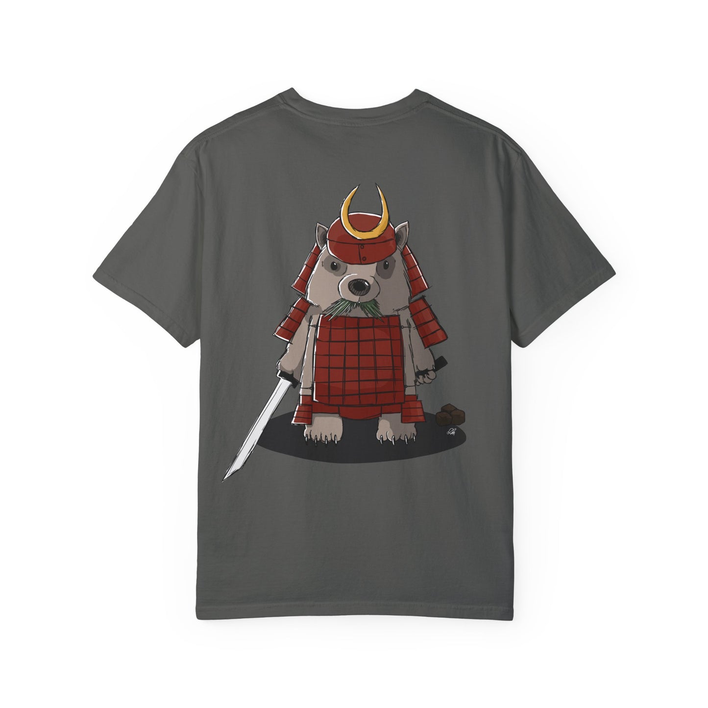 Wombat Samurai - T-Shirt (Back)