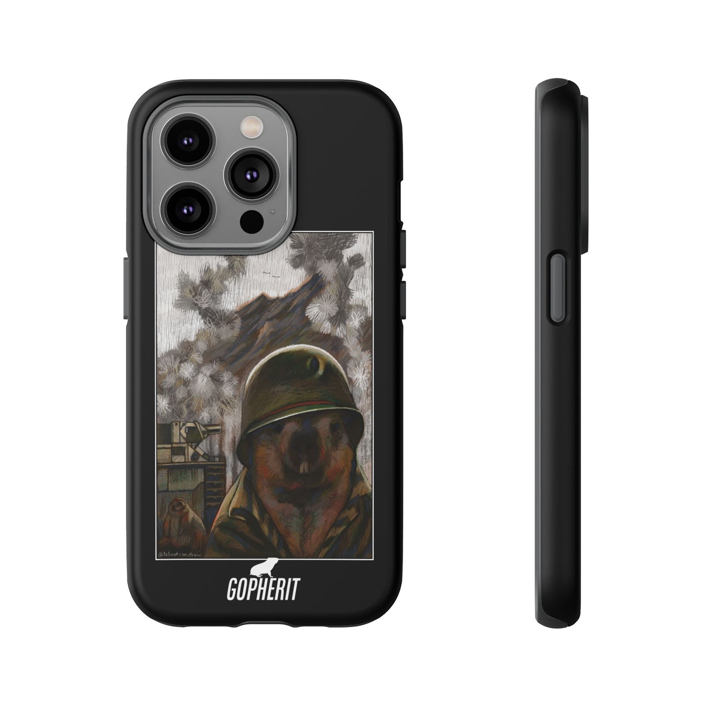 Thousand Marmot Stare - Phone Case