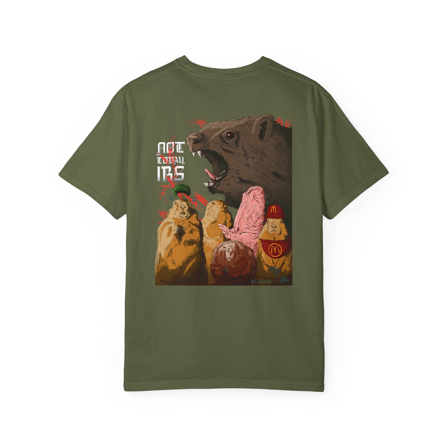 Not Today IRS - T-Shirt (Back)