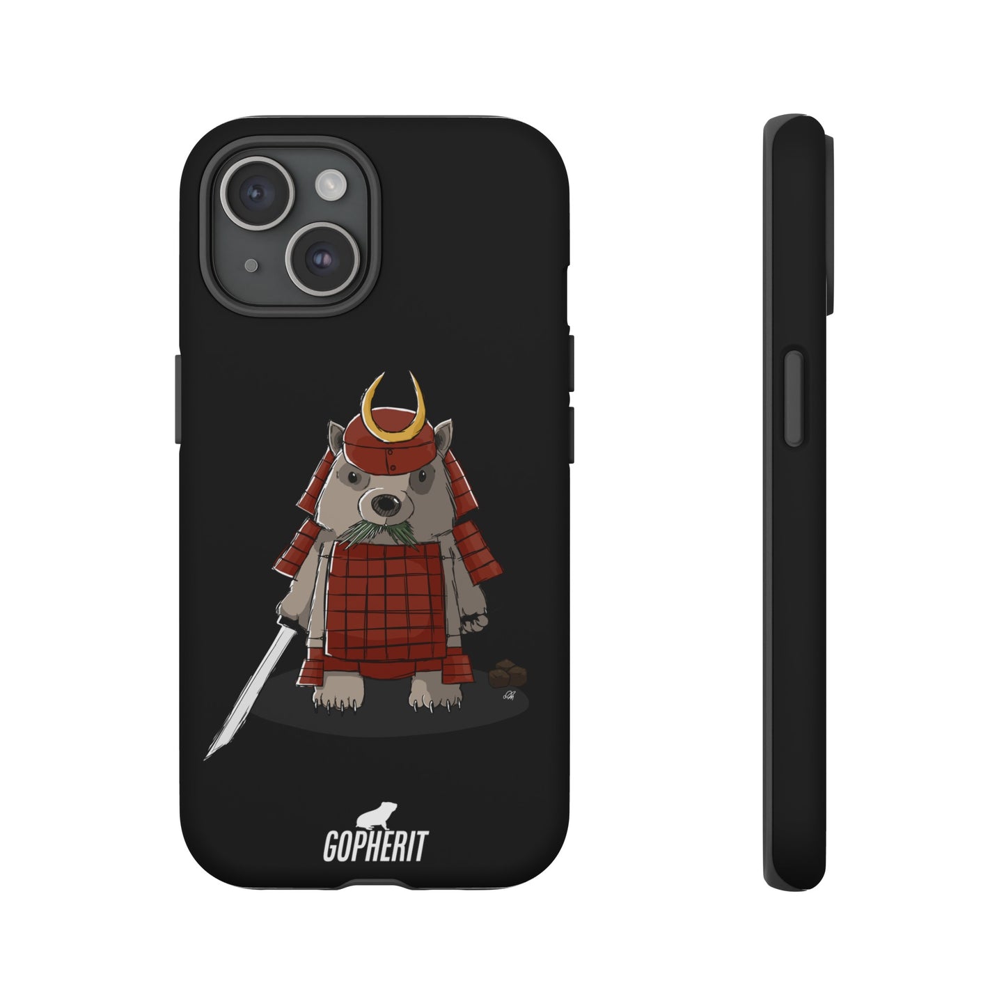 Wombat Samurai - Phone Case