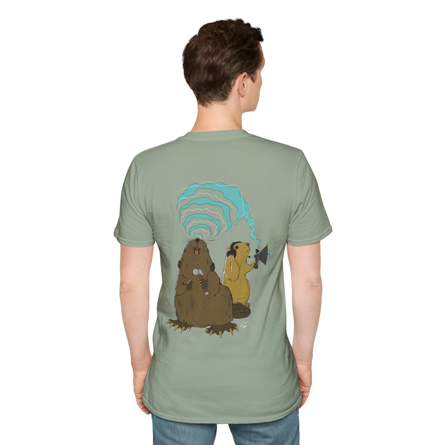 Beaverwave - T-Shirt (Back)