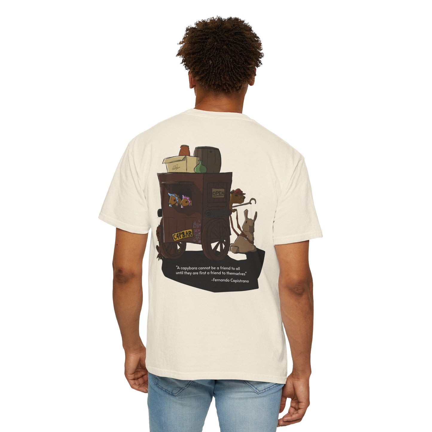 Capybara Caravan - T-Shirt (Back)