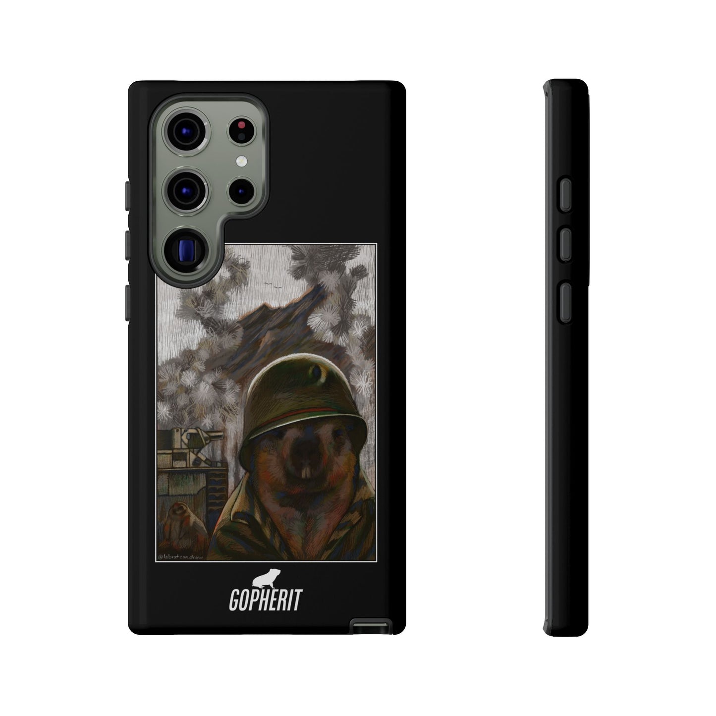 Thousand Marmot Stare - Phone Case