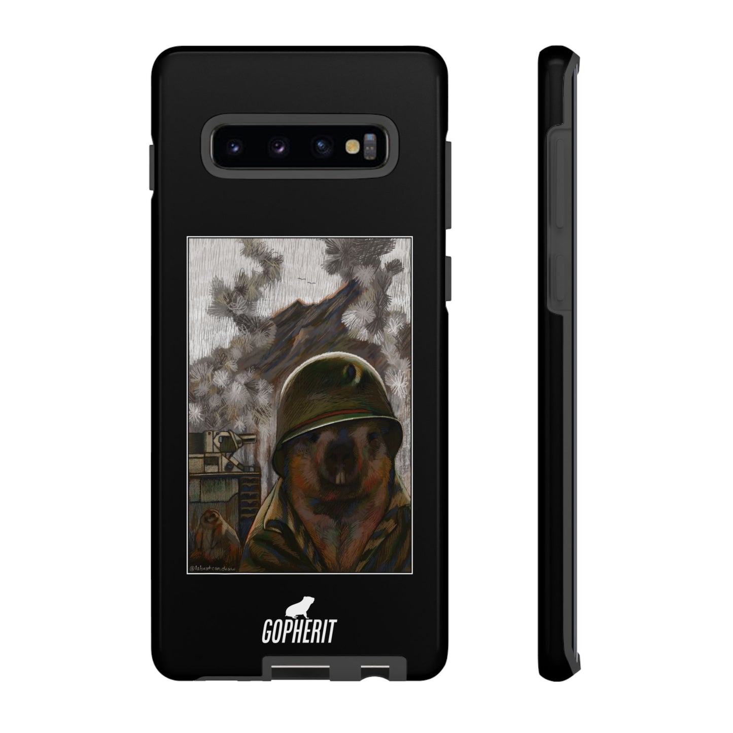 Thousand Marmot Stare - Phone Case