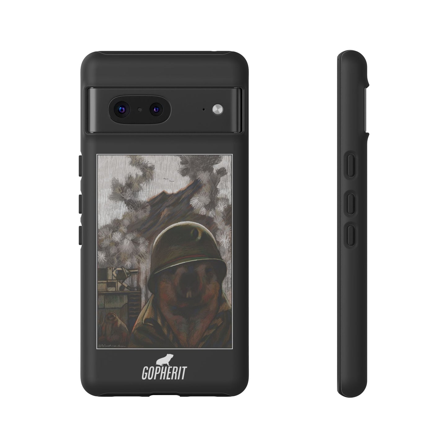 Thousand Marmot Stare - Phone Case