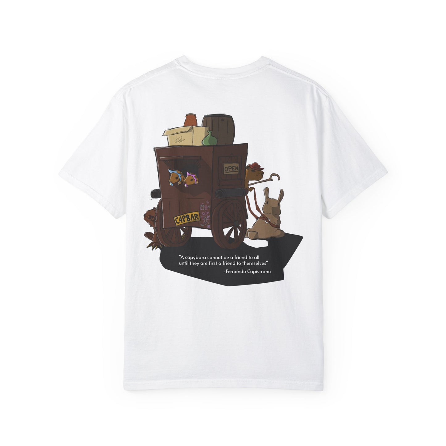 Capybara Caravan - T-Shirt (Back)