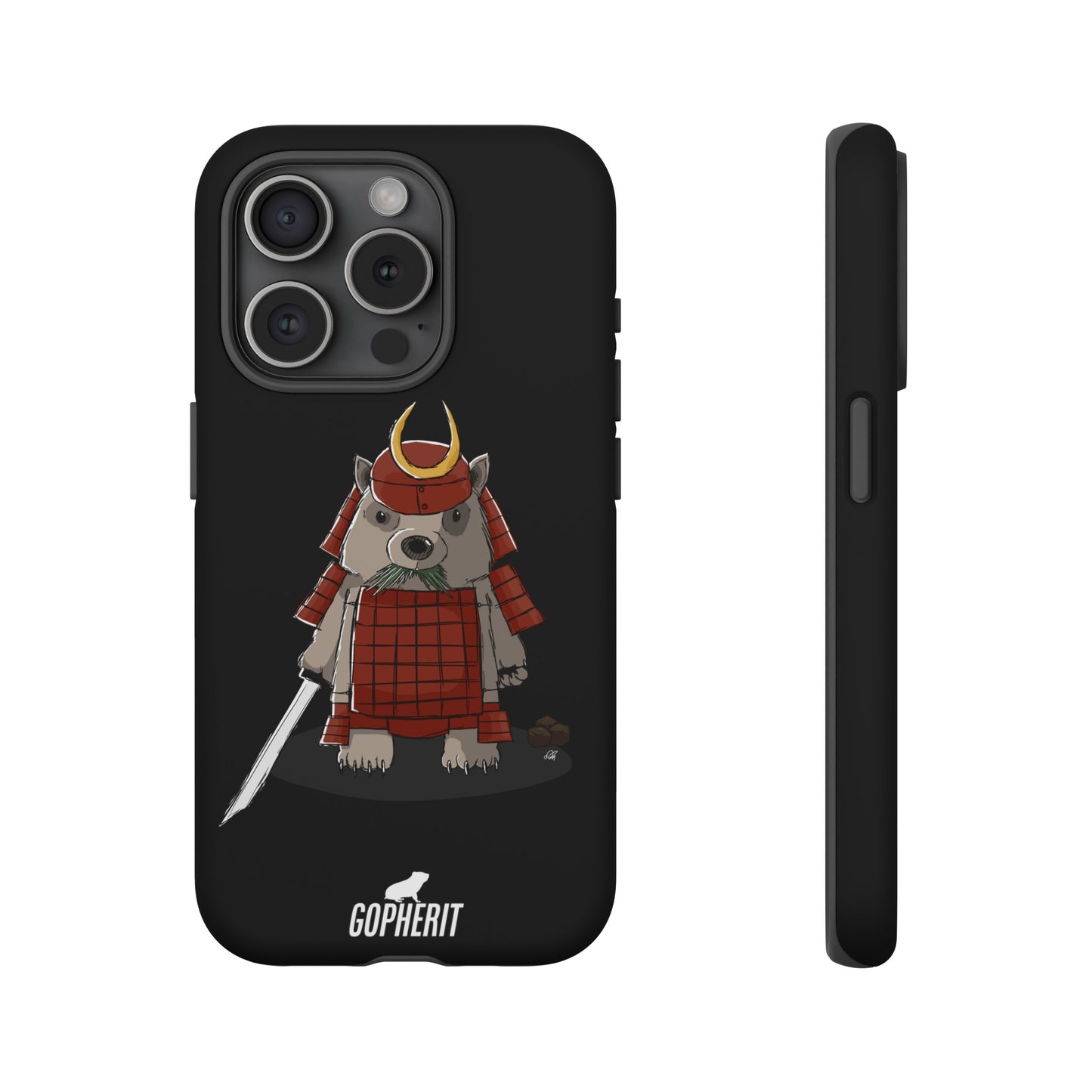 Wombat Samurai - Phone Case