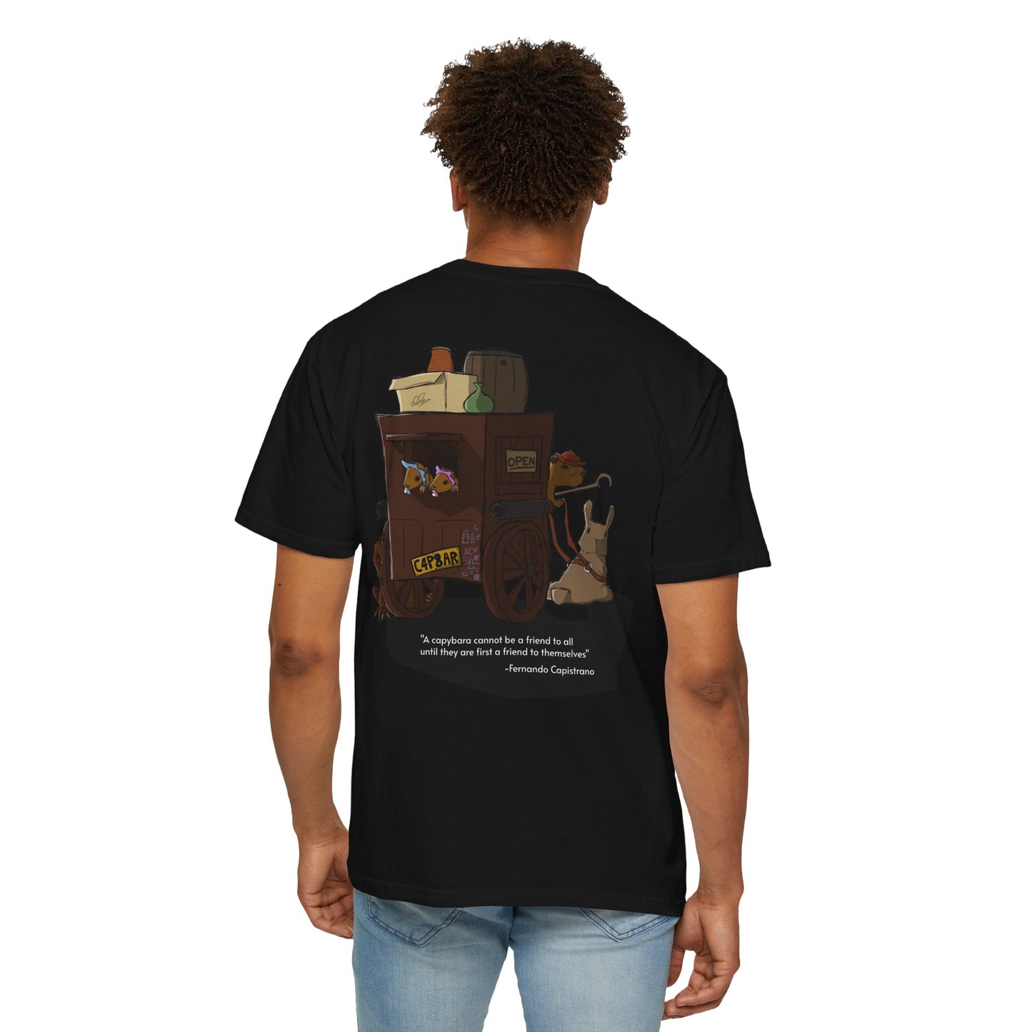 Capybara Caravan - T-Shirt (Back)