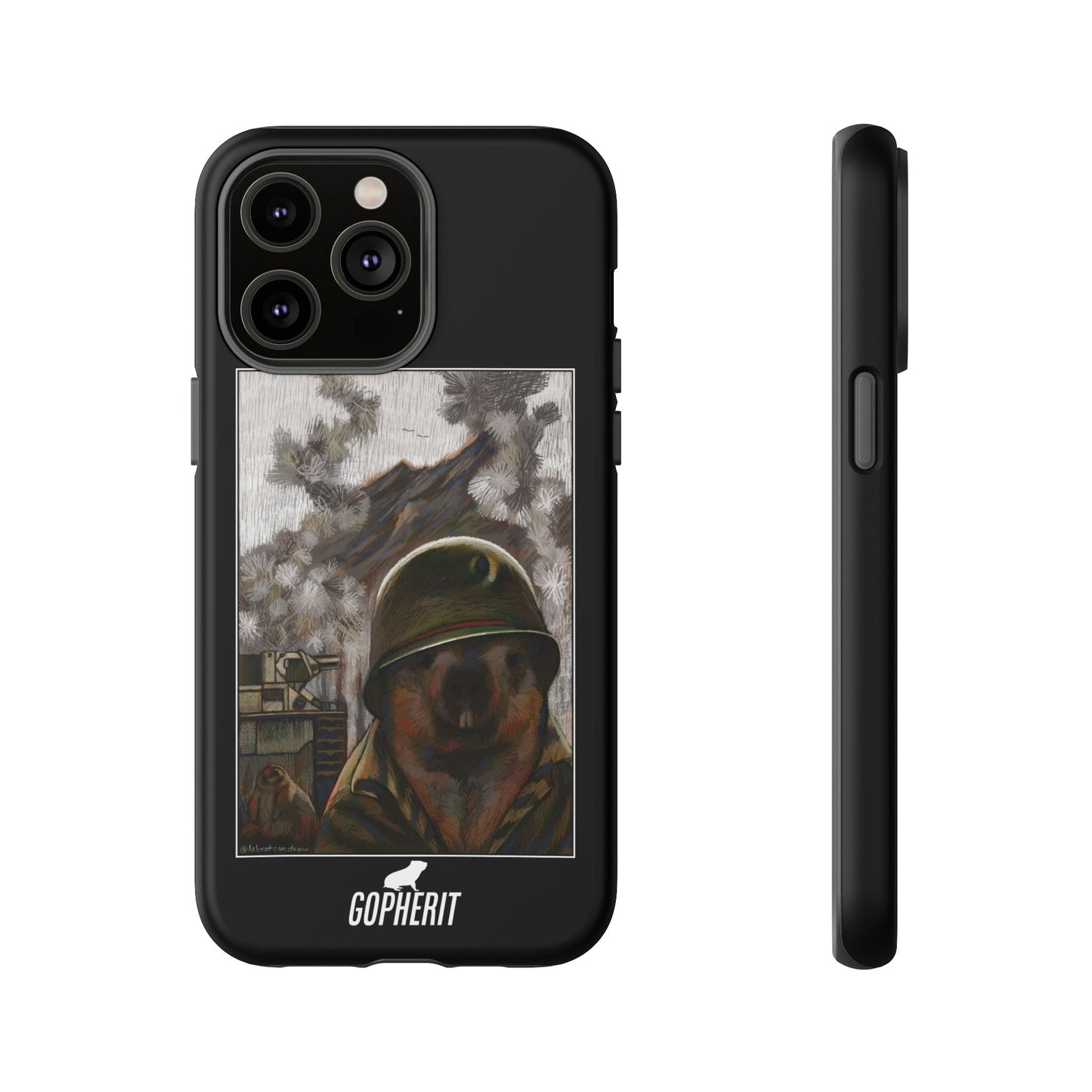 Thousand Marmot Stare - Phone Case