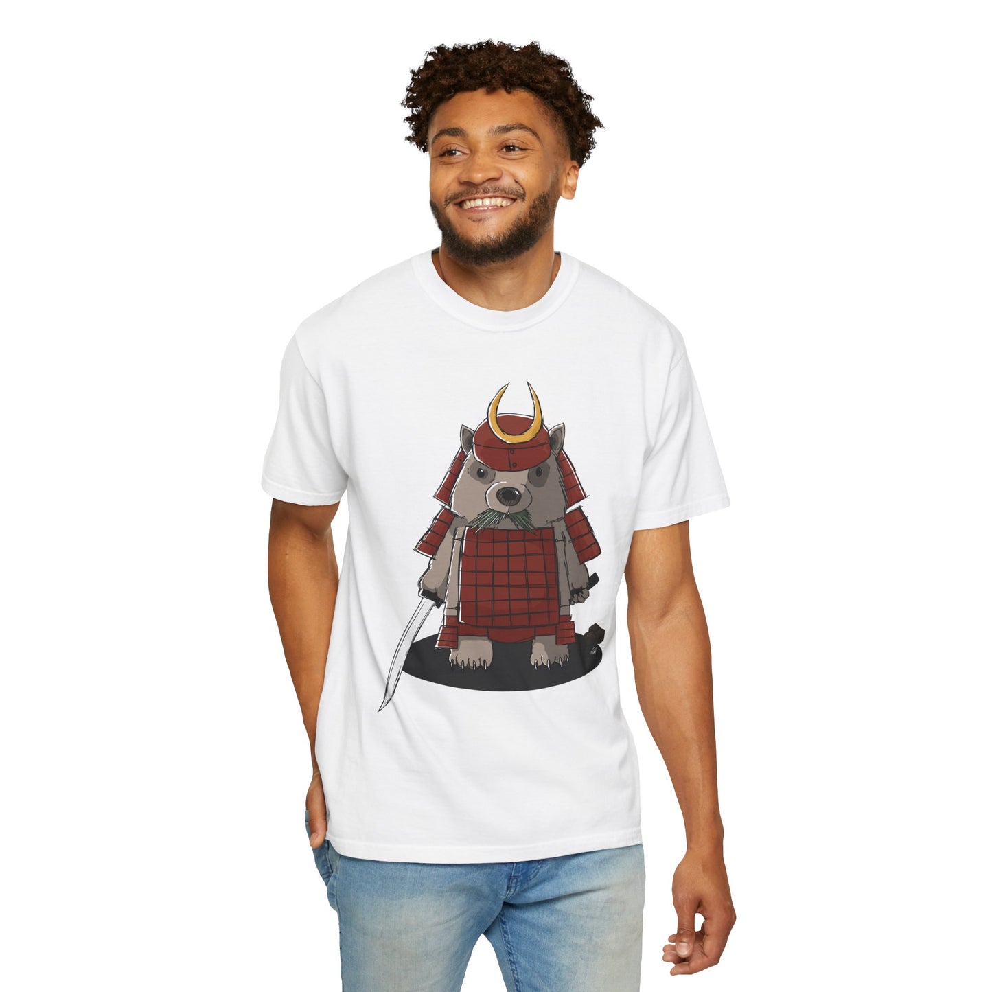 Wombat Samurai - T-Shirt (Front)