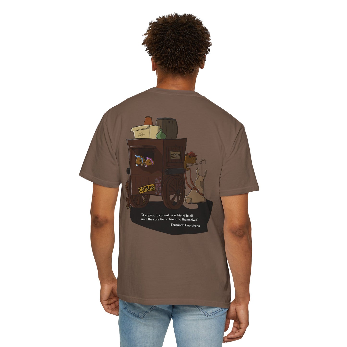 Capybara Caravan - T-Shirt (Back)