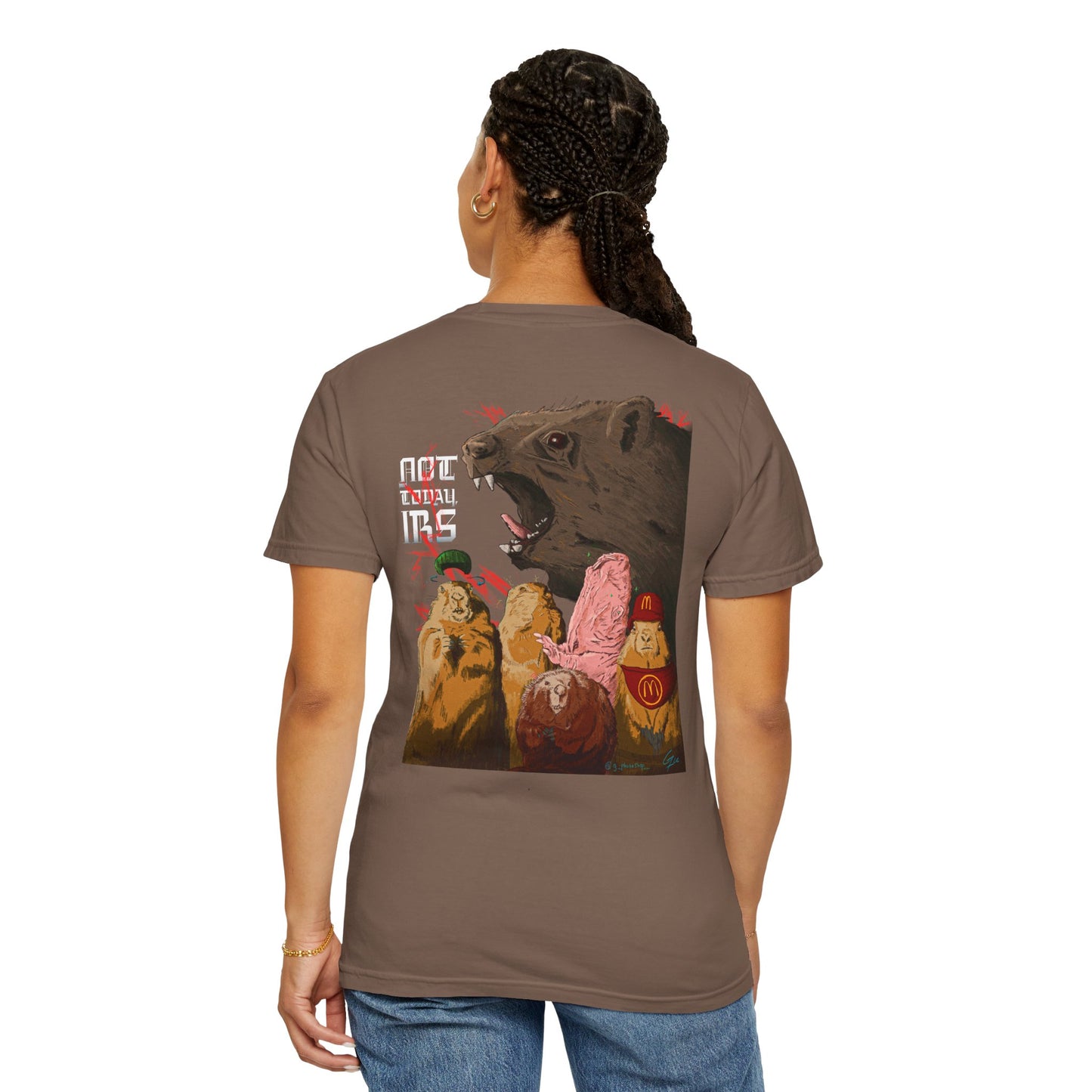 Not Today IRS - T-Shirt (Back)