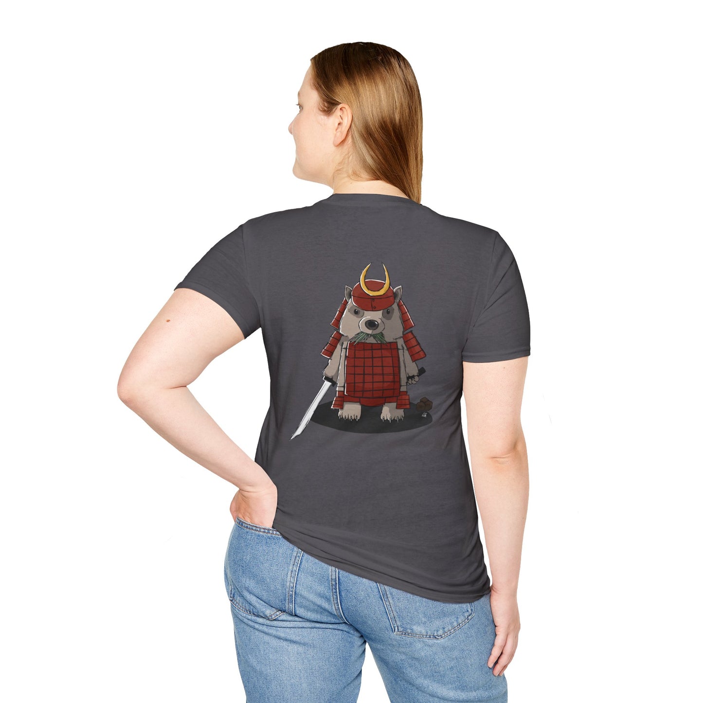 Wombat Samurai - T-Shirt (Back)